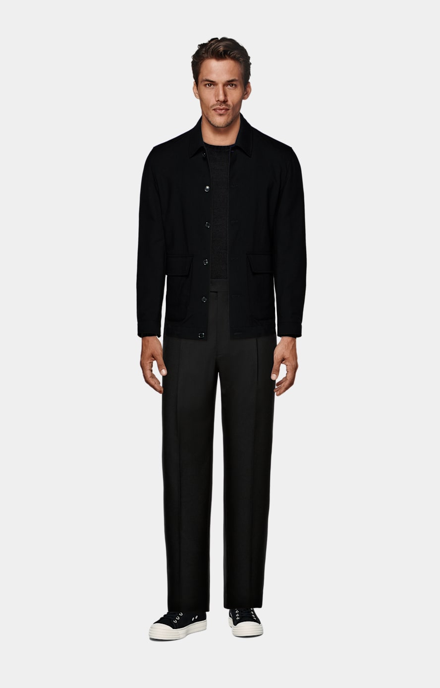 Black Bomber Jacket