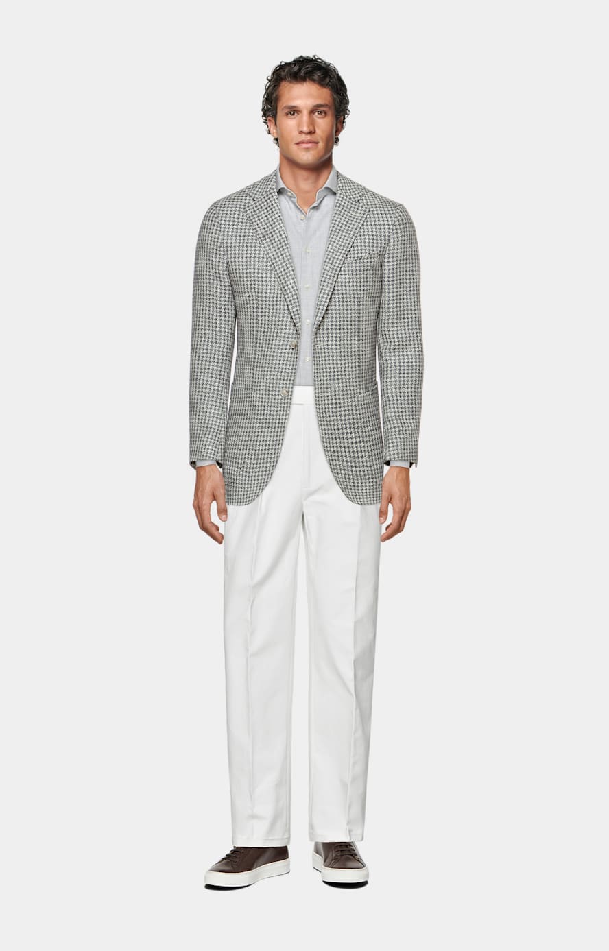 Camisa De Negocios Venti - Corte Moderno En Gris Claro, Algodón Puro Y Sin Necesidad De Planchado - Talla 42