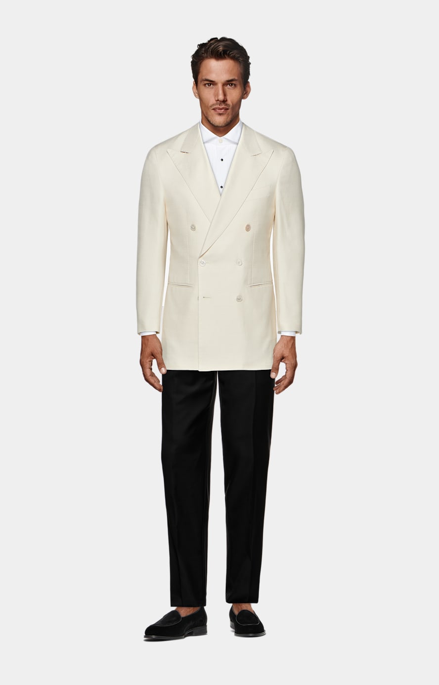White dinner jacket used best sale