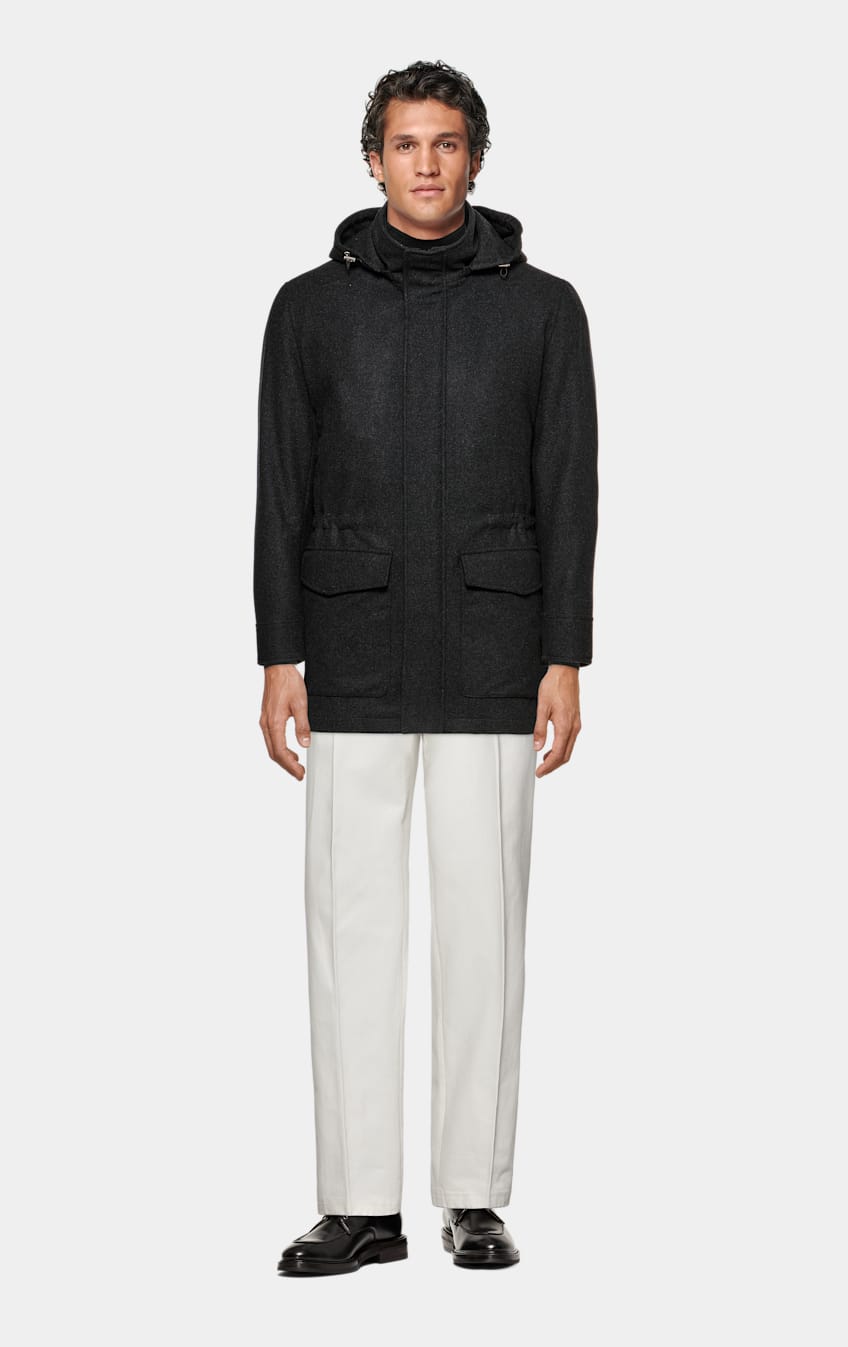 Dark 2024 grey parka