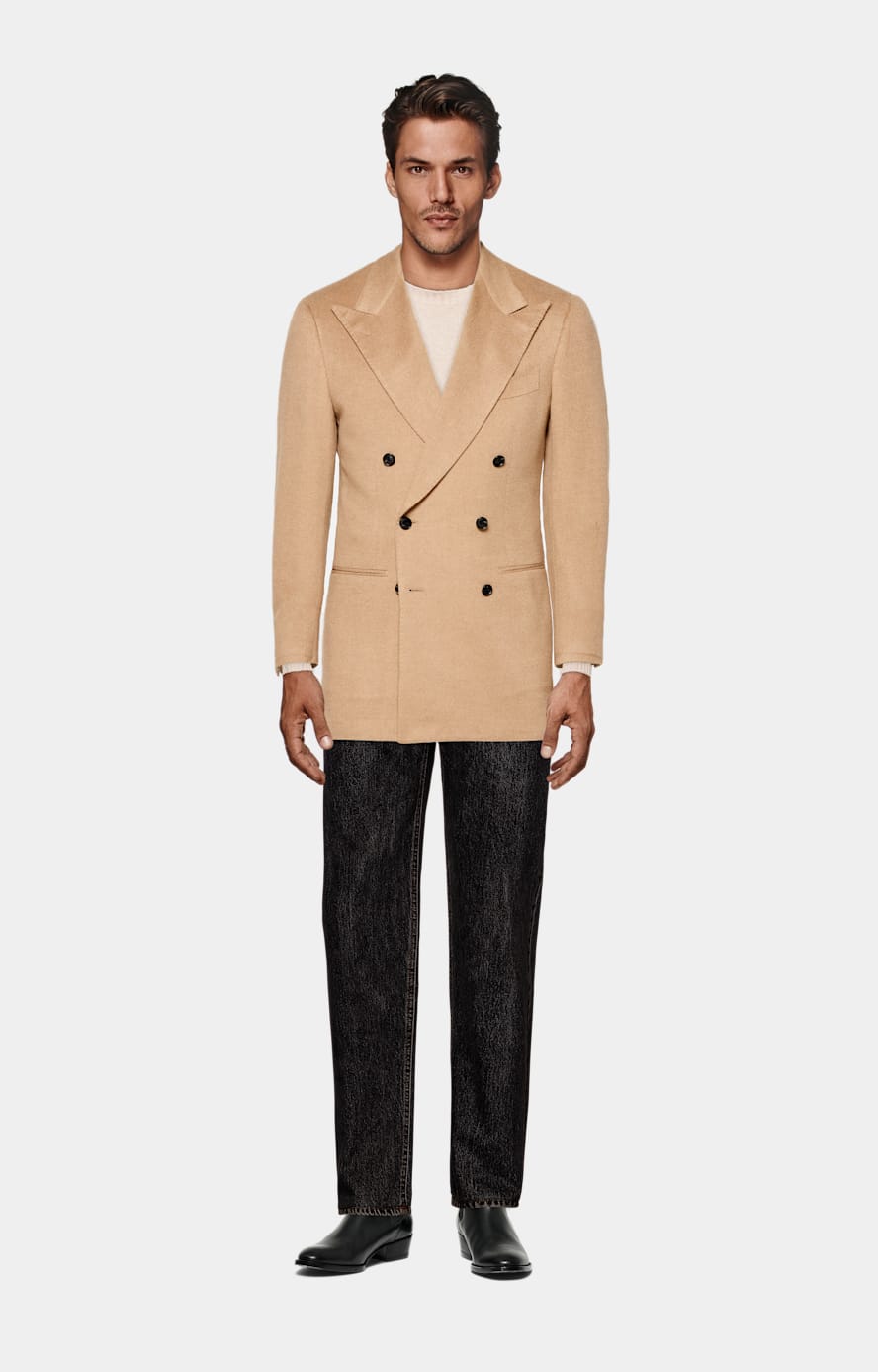 Havana Sakko mittelbraun Tailored Fit