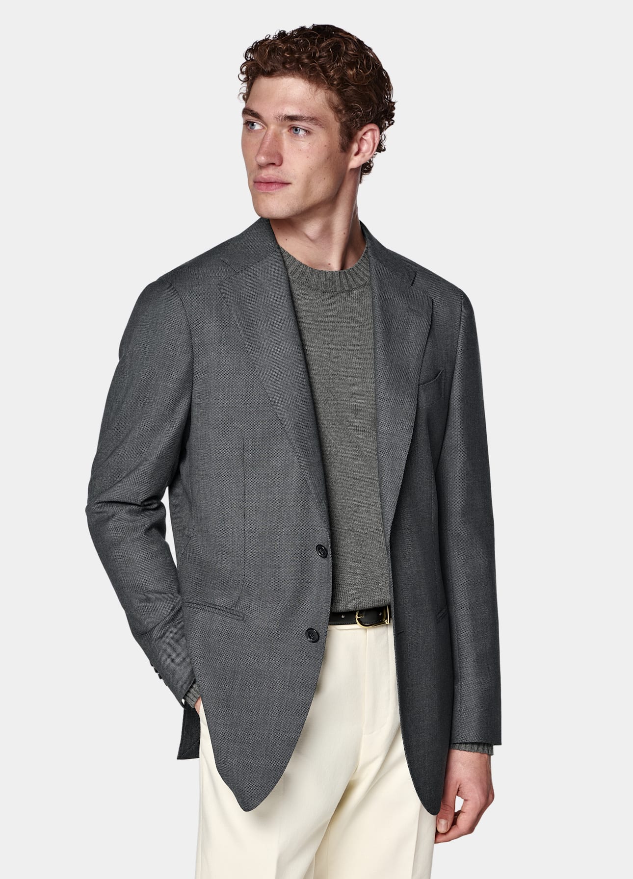 Tailored Fit Havana Suit Jacket