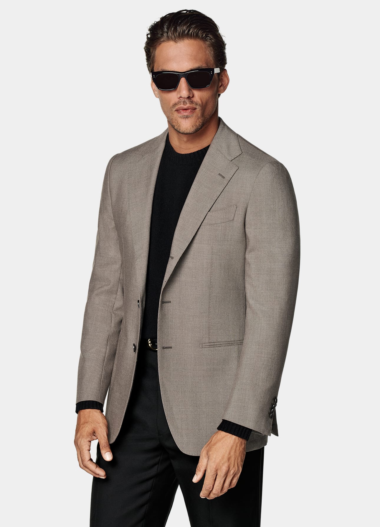 Tailored Fit Havana Suit Jacket