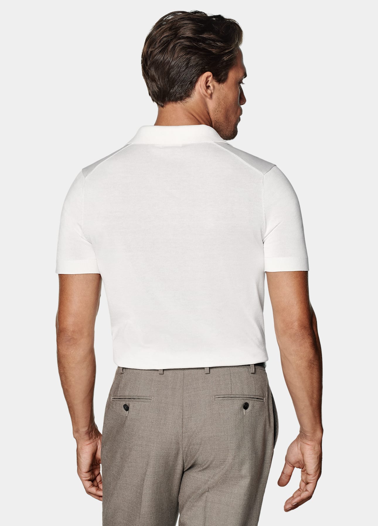 Buttonless Polo