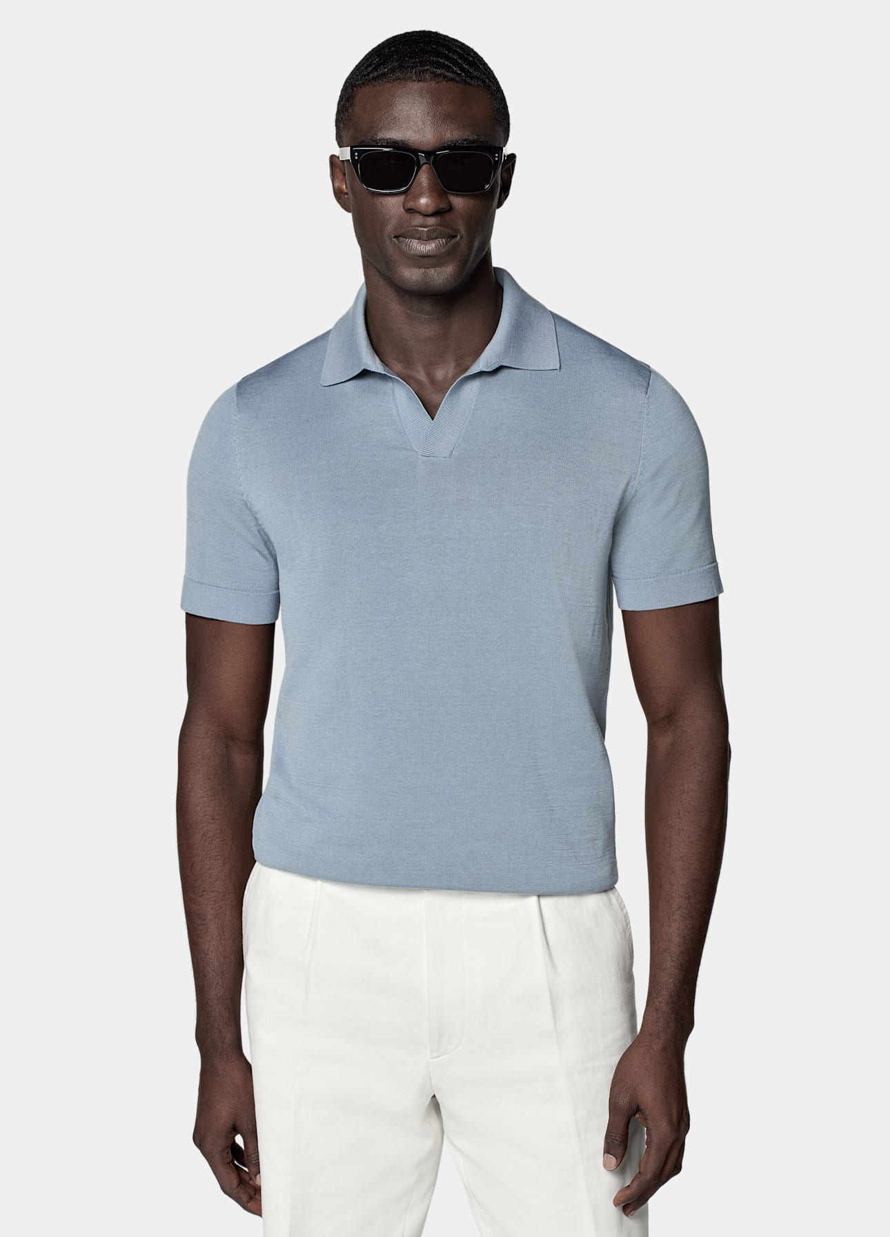 Buttonless Polo