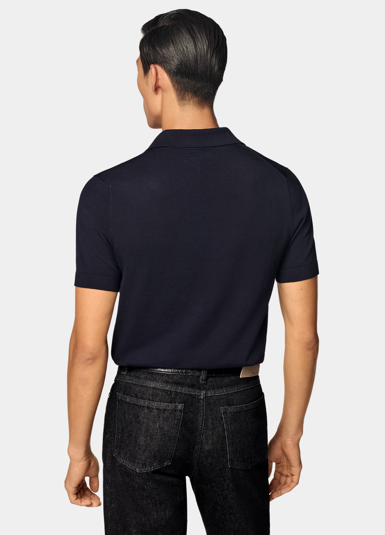 Buttonless Polo