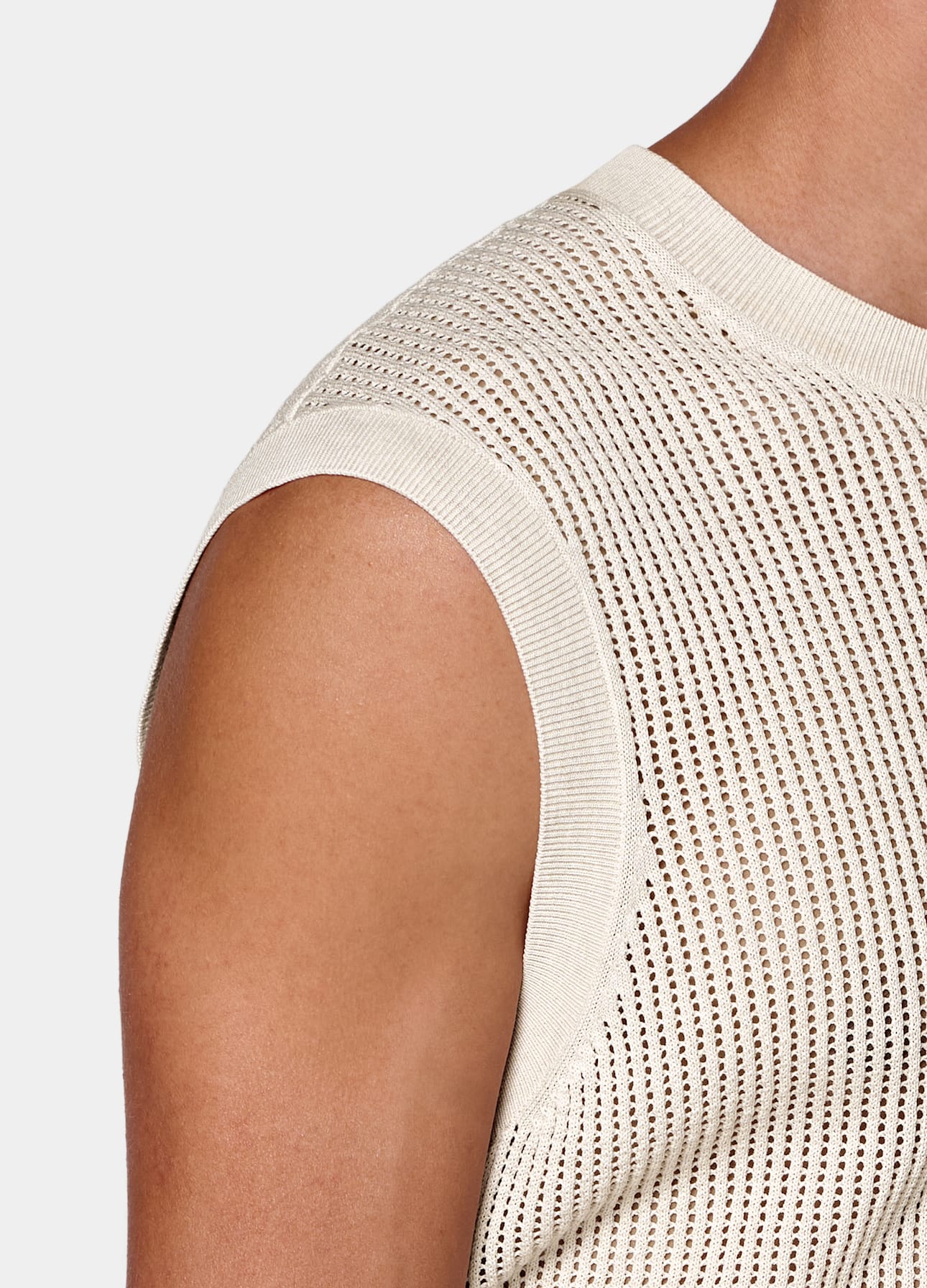 Sleeveless Crewneck