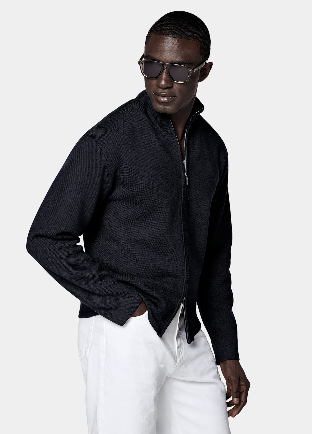 Zip Cardigan