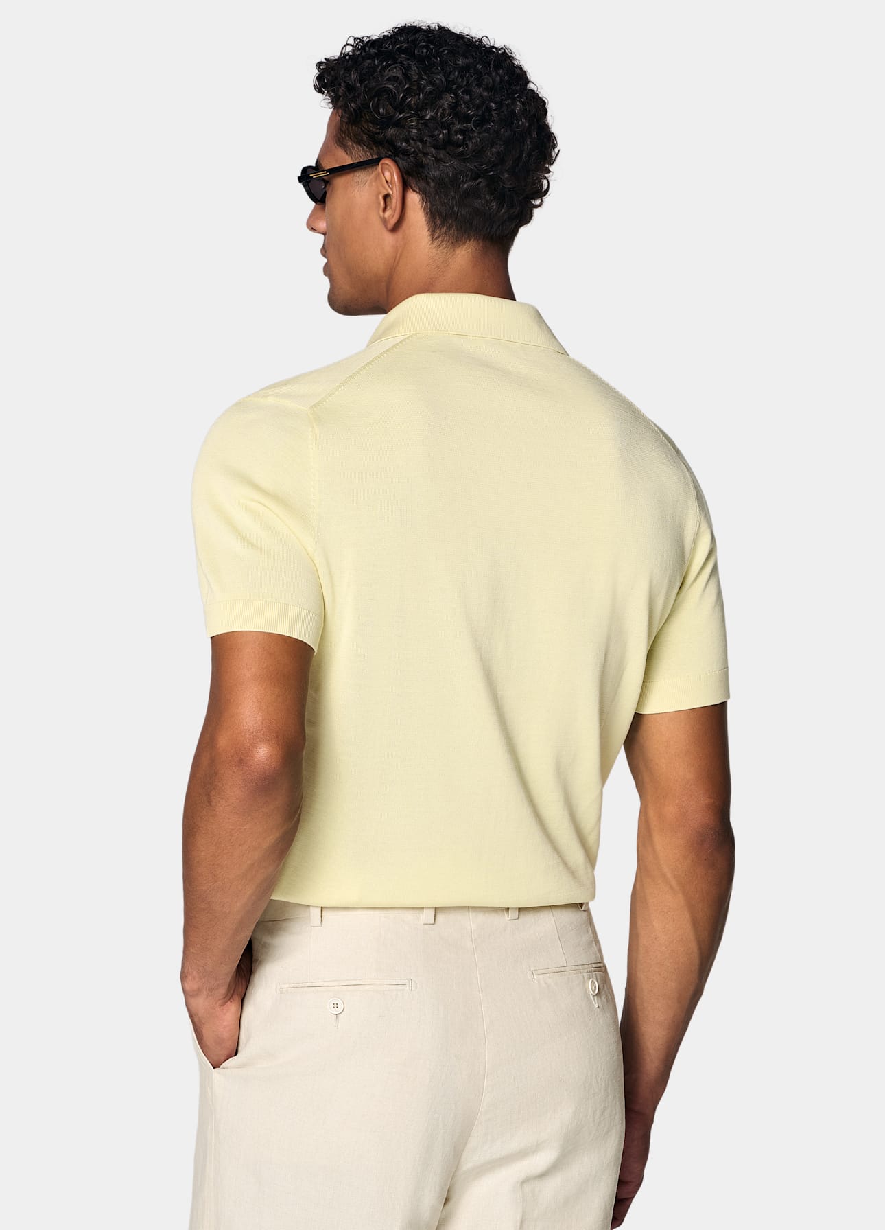 Buttonless Polo