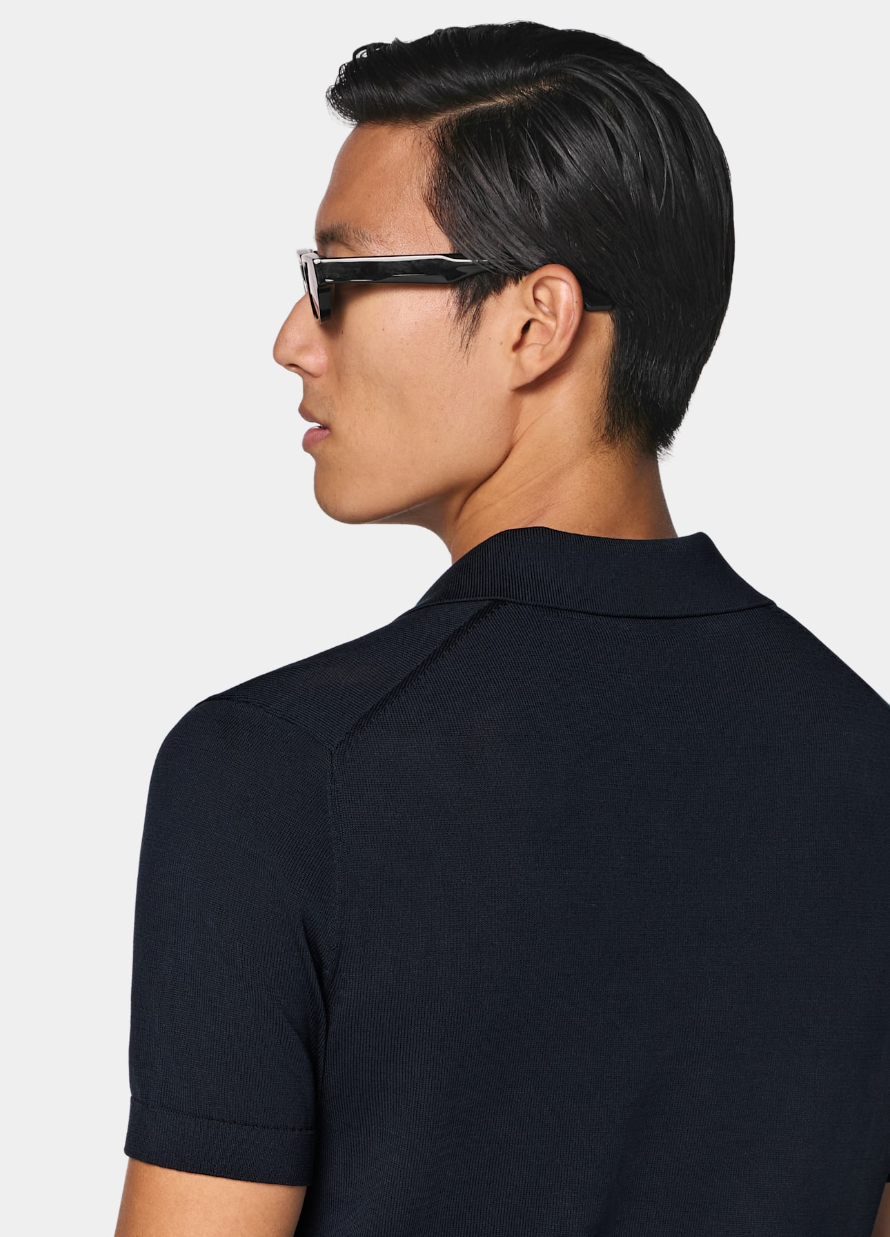 Buttonless Polo