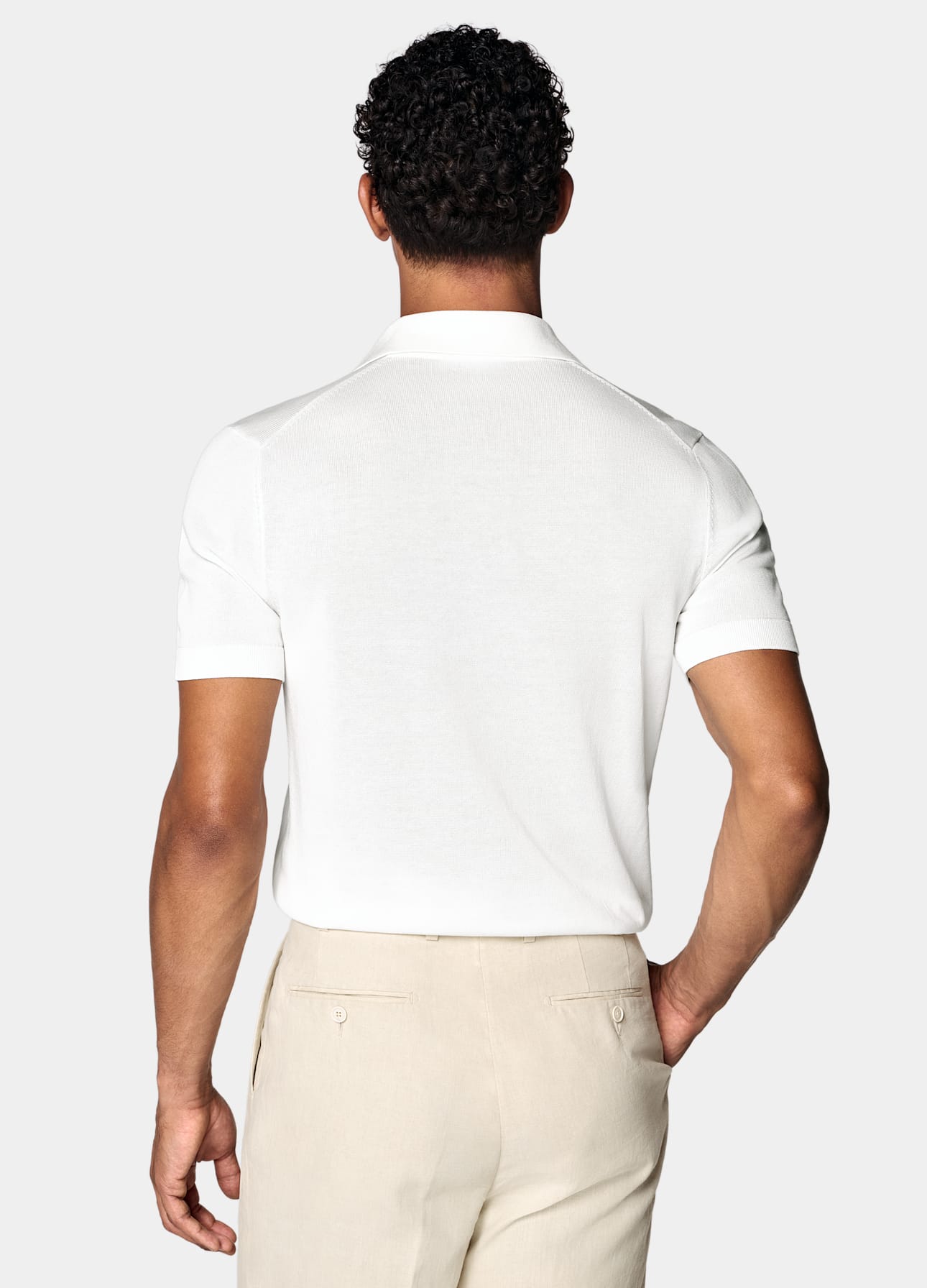 Buttonless Polo
