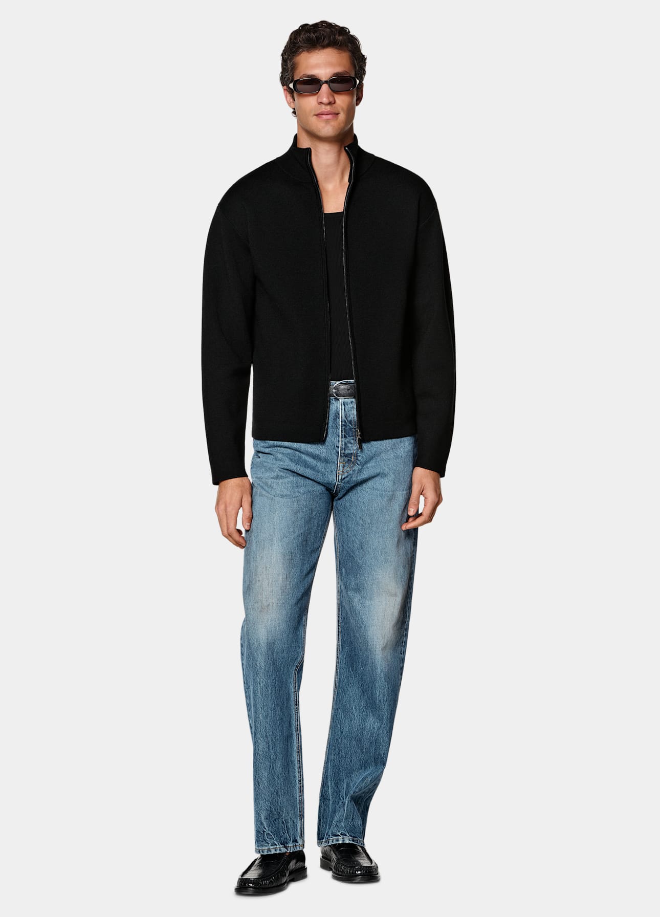 Zipper Cardigan