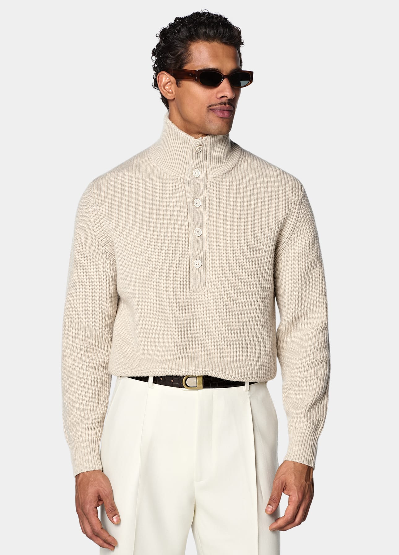 Long Sleeve Funnel-Neck