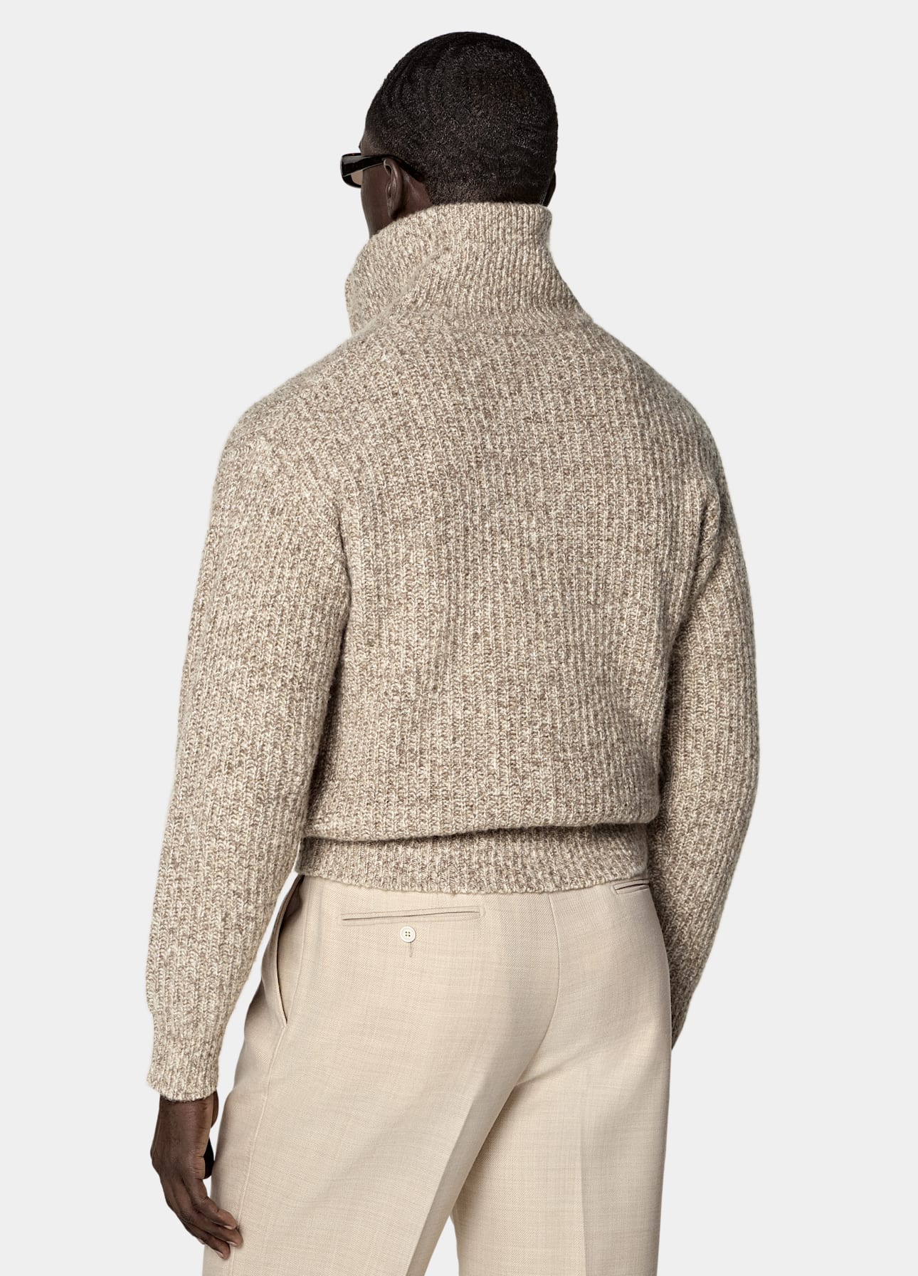 Long Sleeve Funnel-Neck
