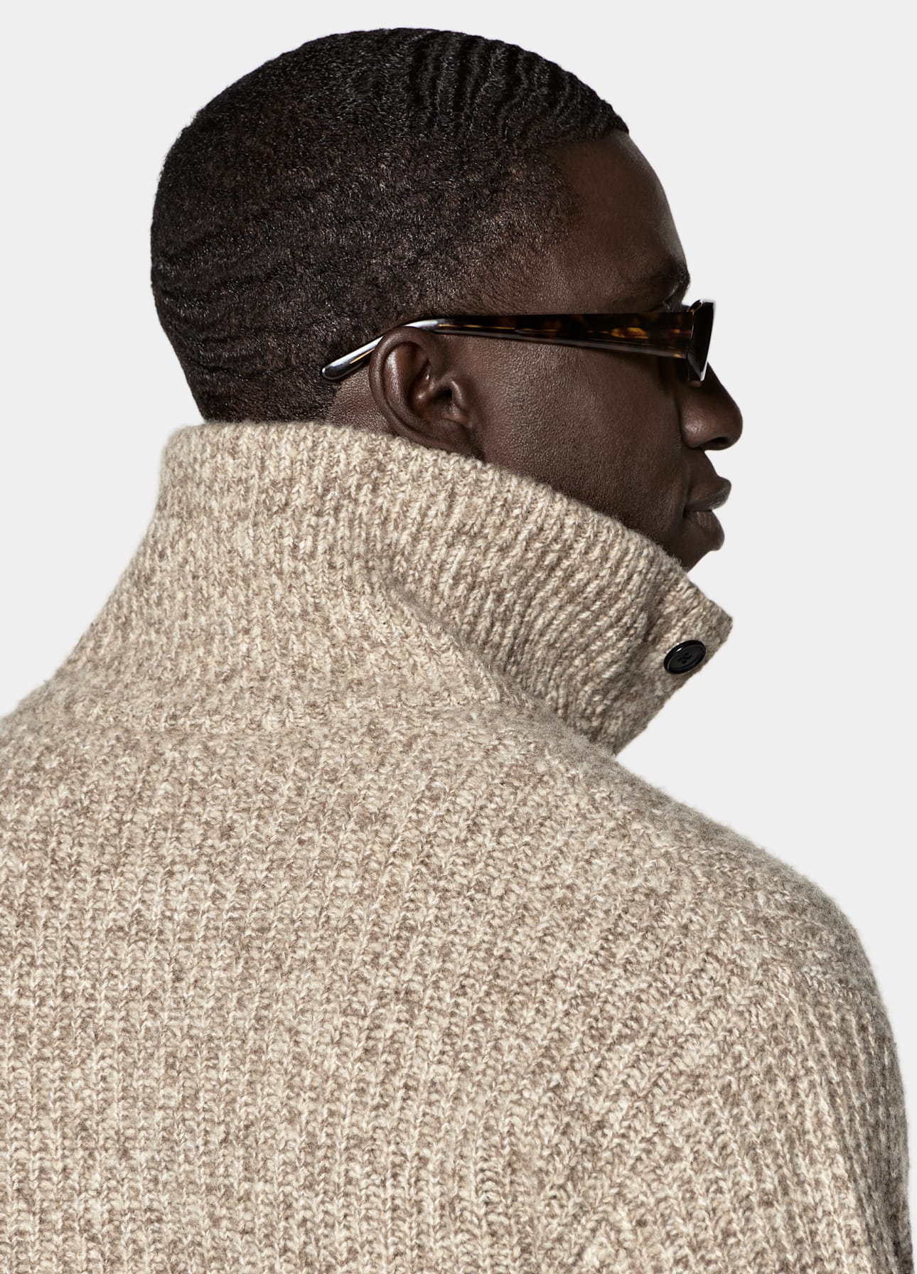 Long Sleeve Funnel-Neck