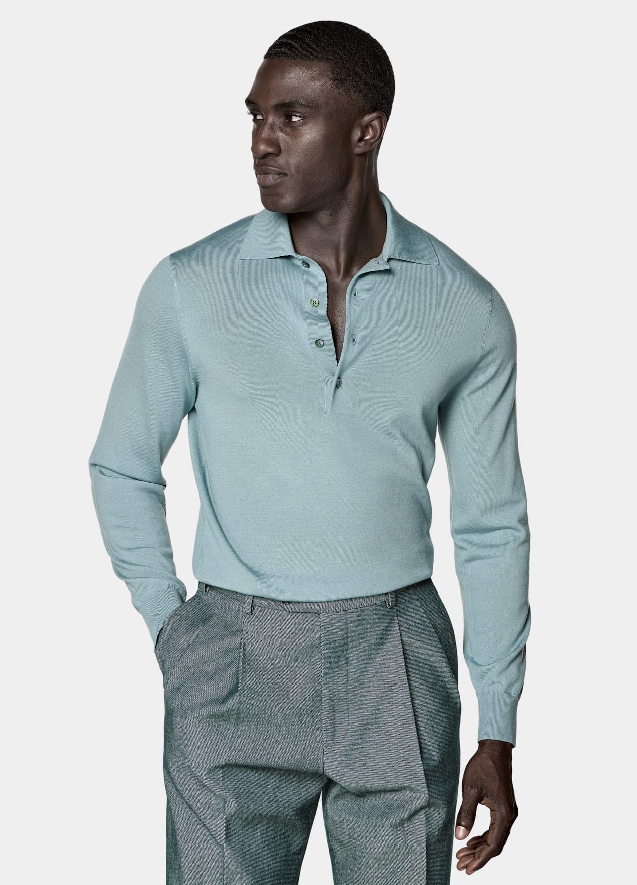 Long Sleeve Polo