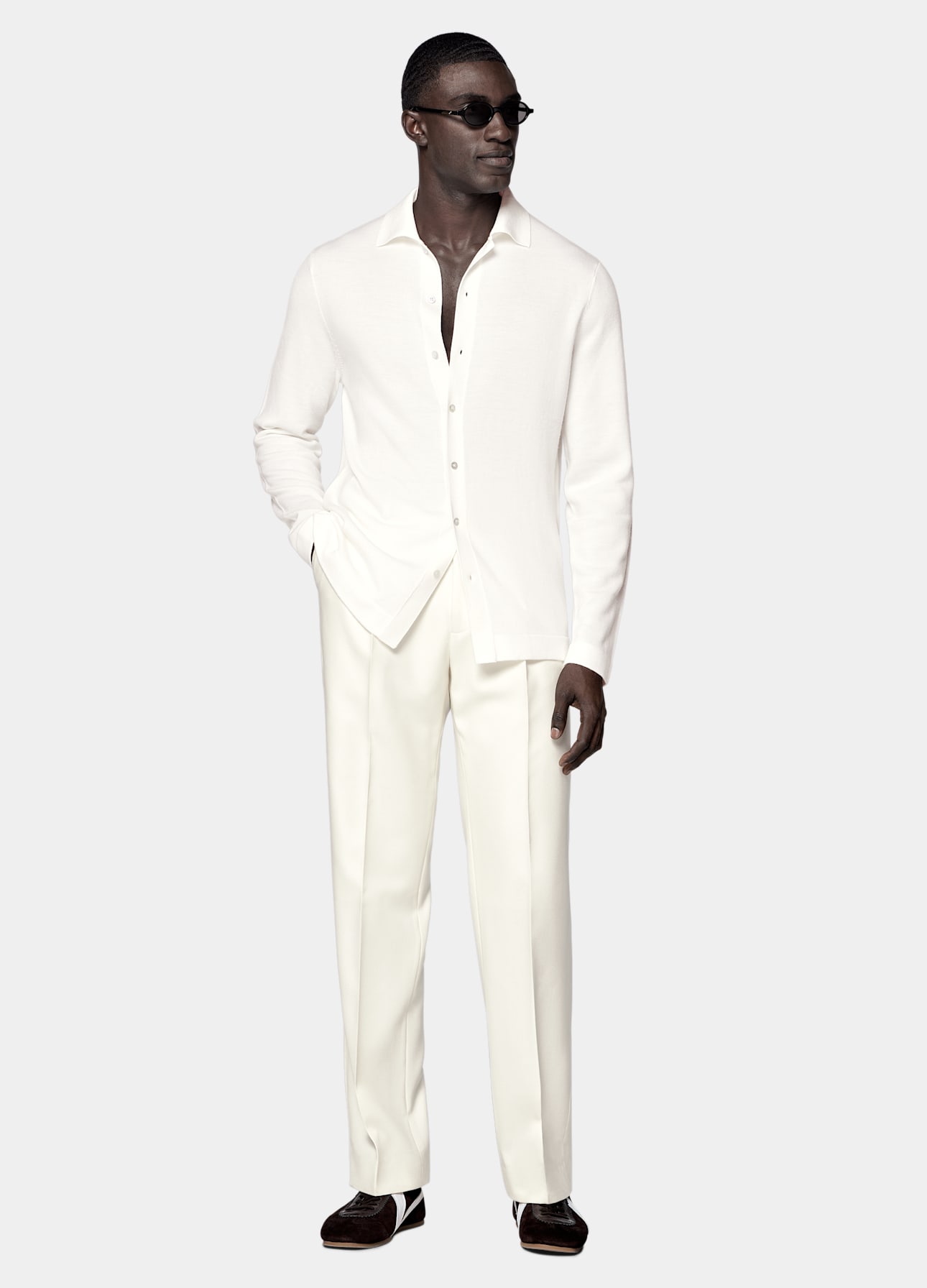 Long Sleeve Polo Cardigan