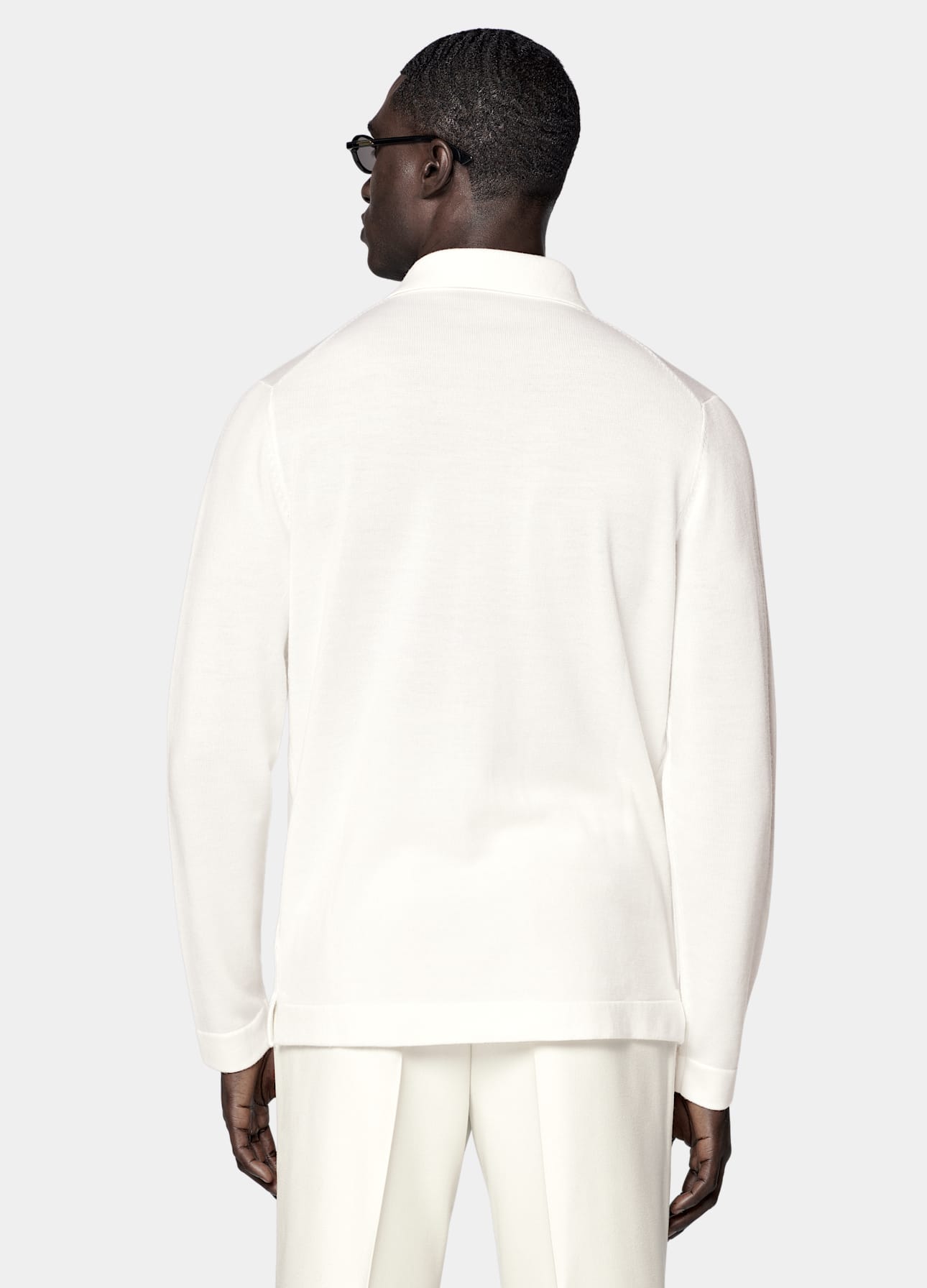 Long Sleeve Polo Cardigan