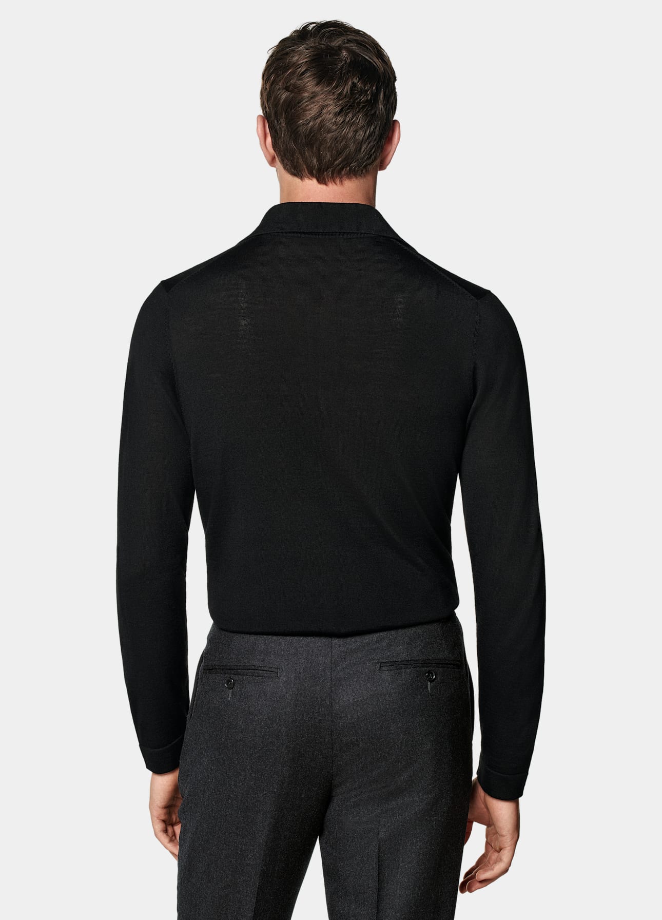 Long Sleeve Polo Cardigan