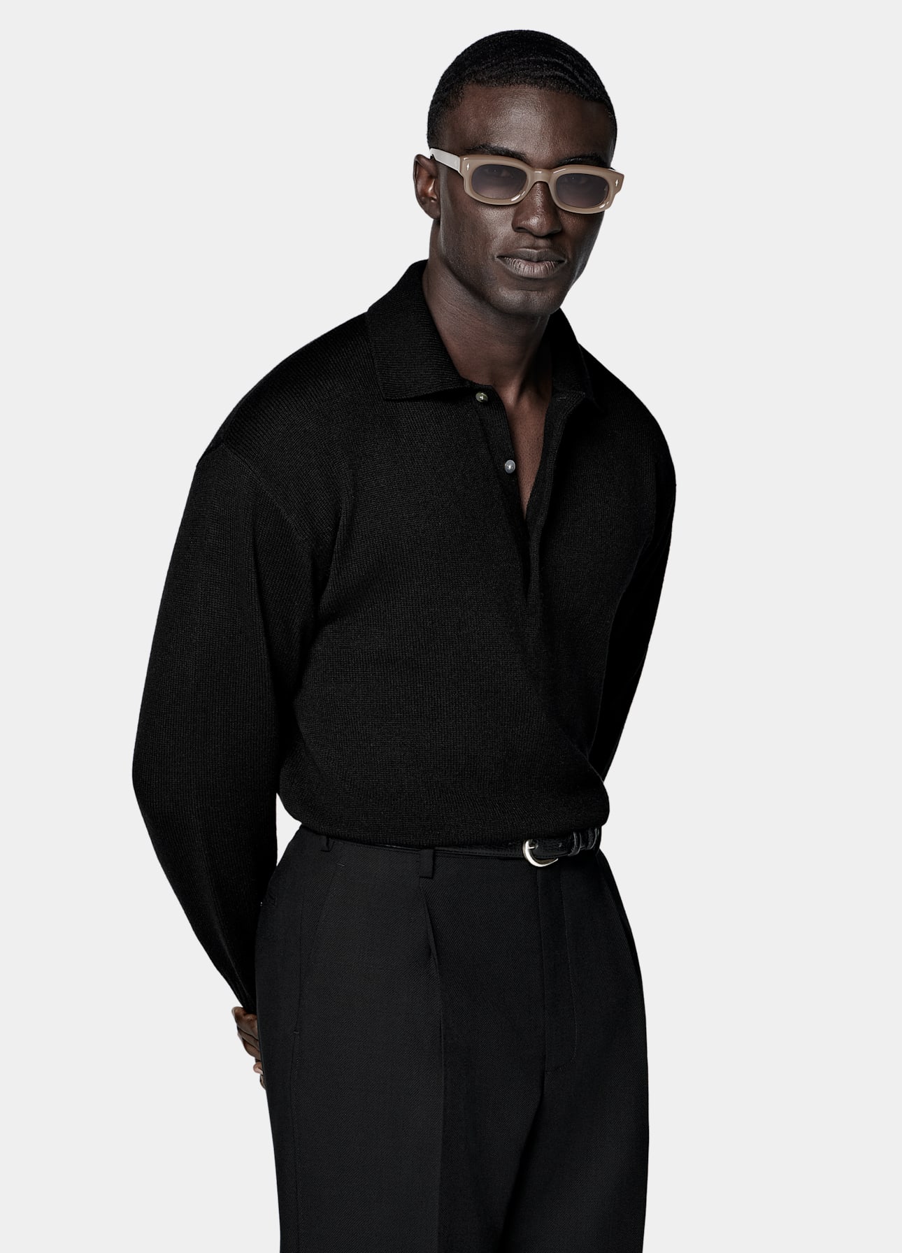 Long Sleeve Polo