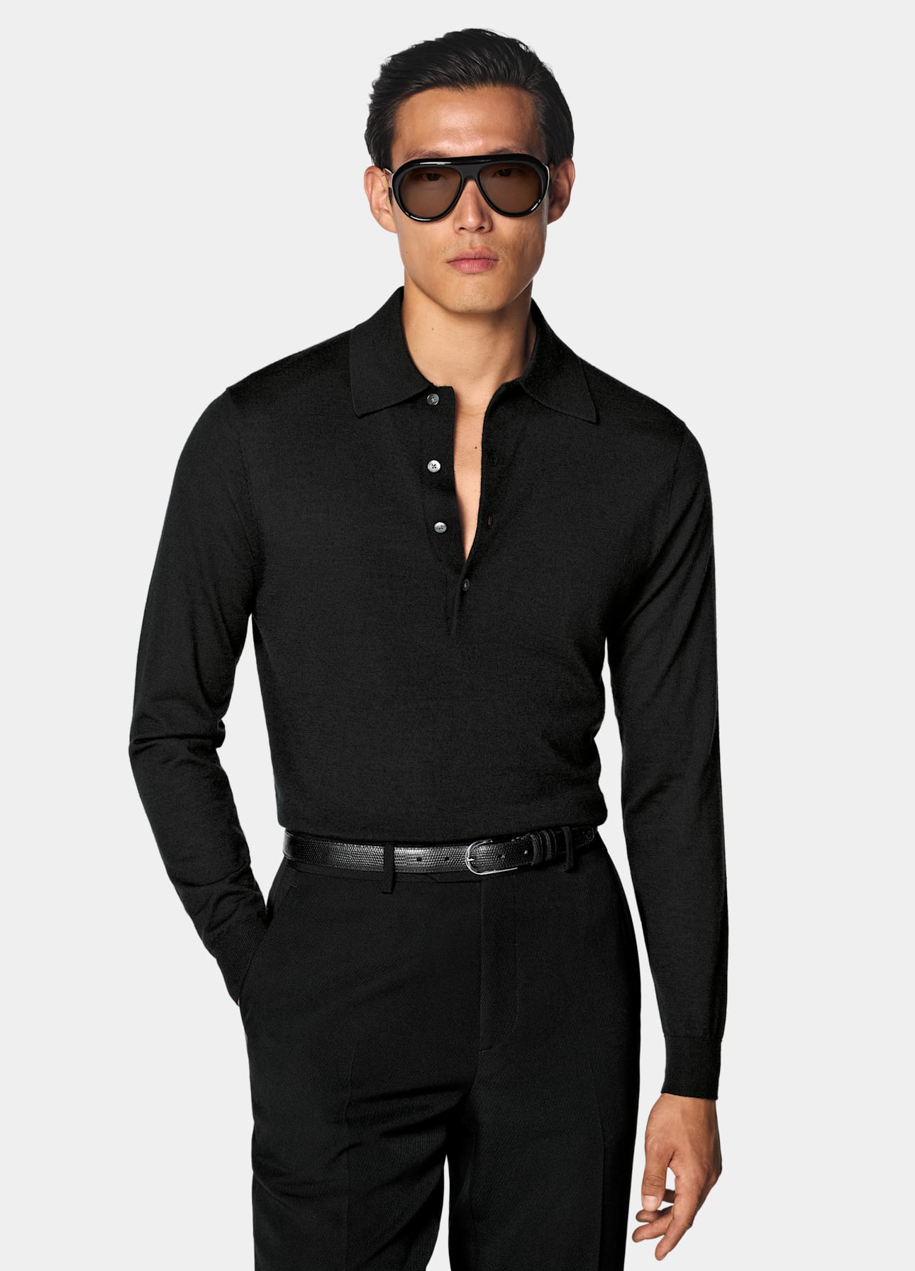 Long Sleeve Polo