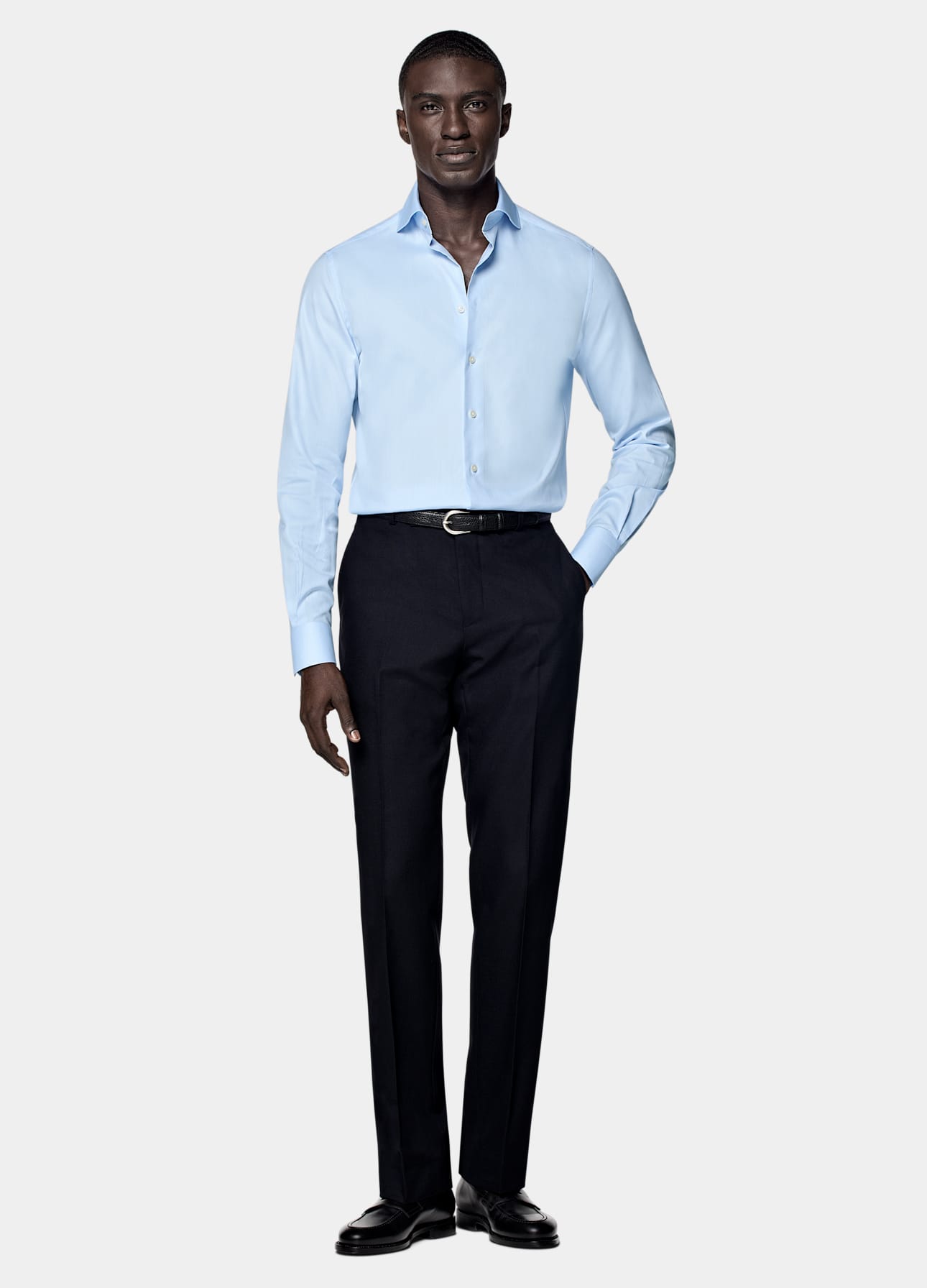 Tailored Fit Cutaway Collar Shirt