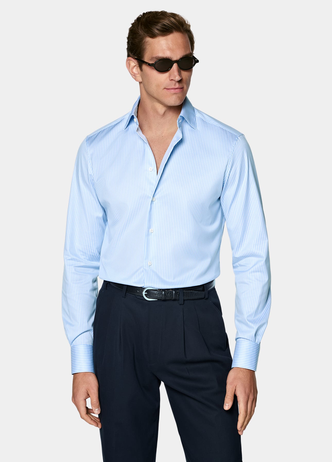 Tailored Fit Widespread Collar Shirt