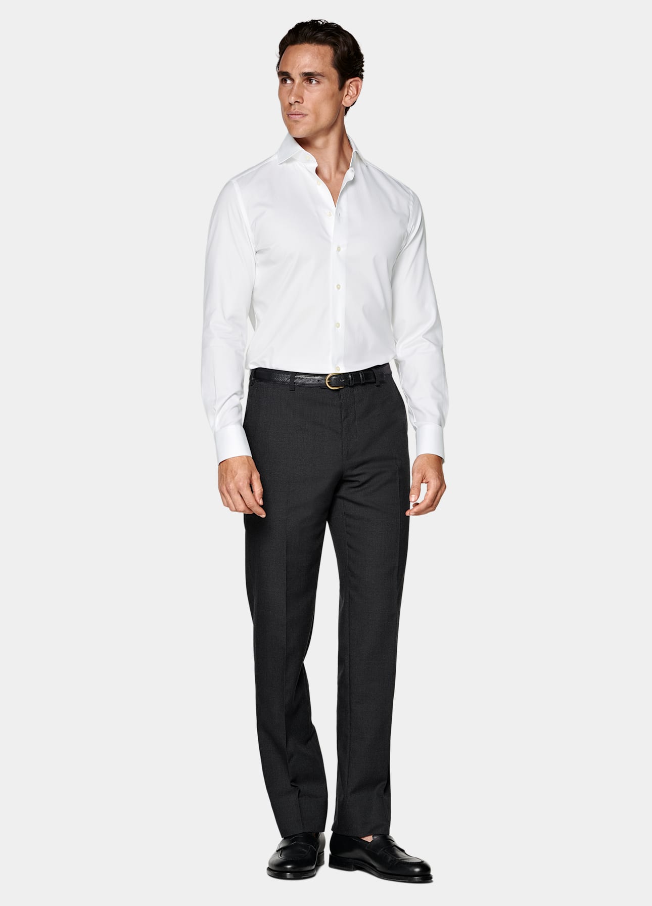 Tailored Fit Cutaway Collar Shirt