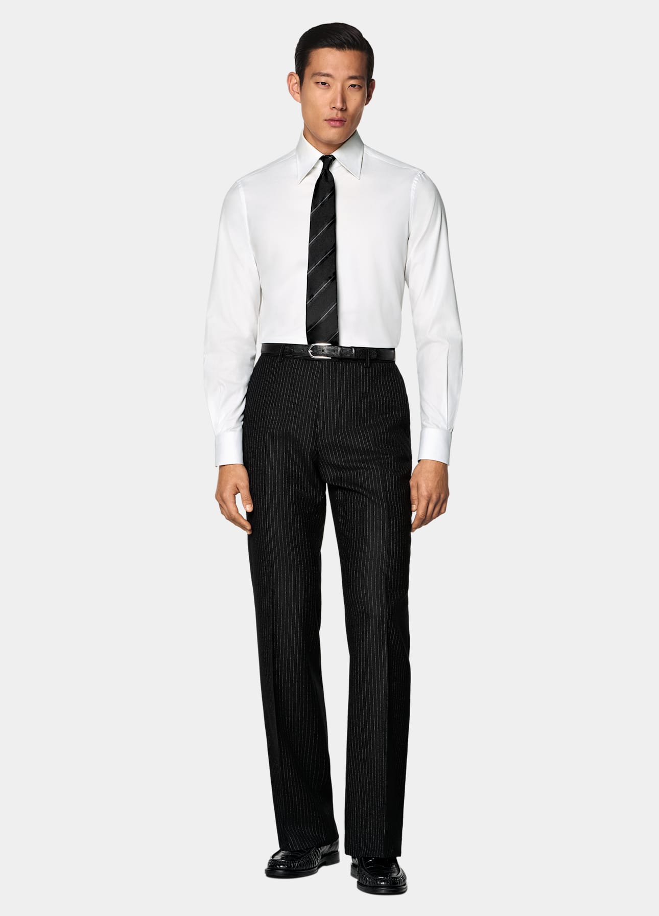 Tailored Fit Point Collar Shirt