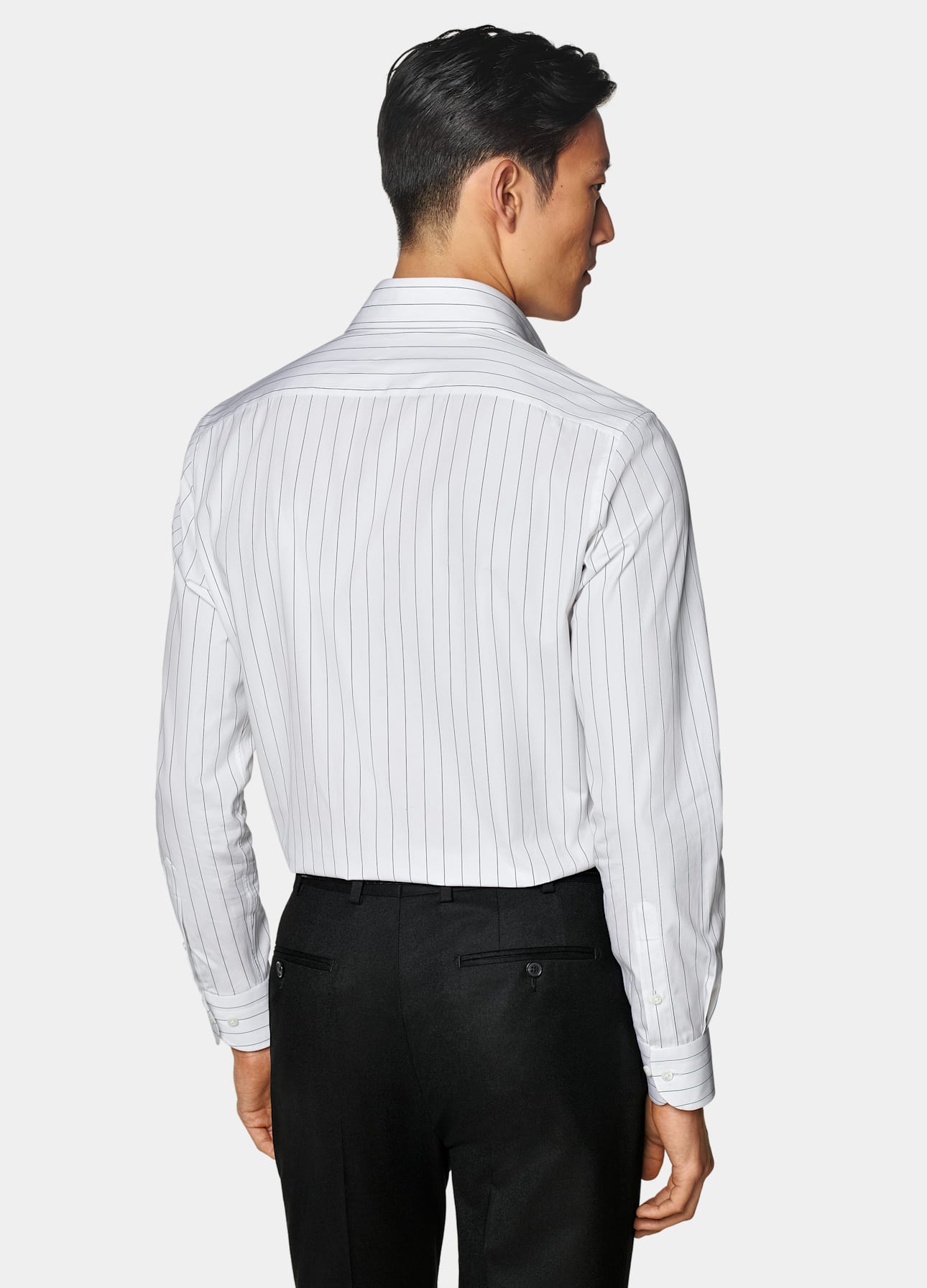 Tailored Fit Point Collar Shirt