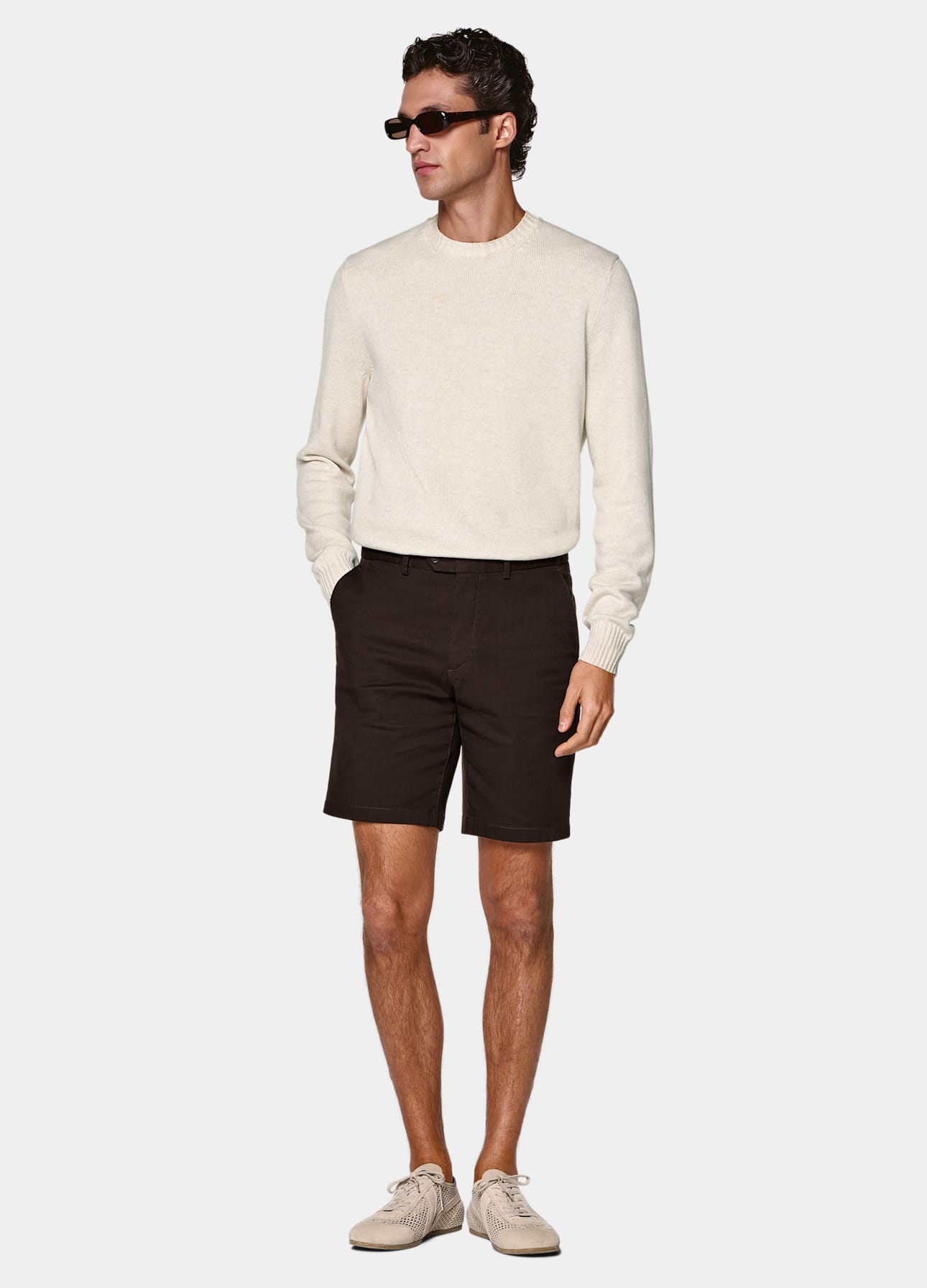 Slim Leg Chino Shorts