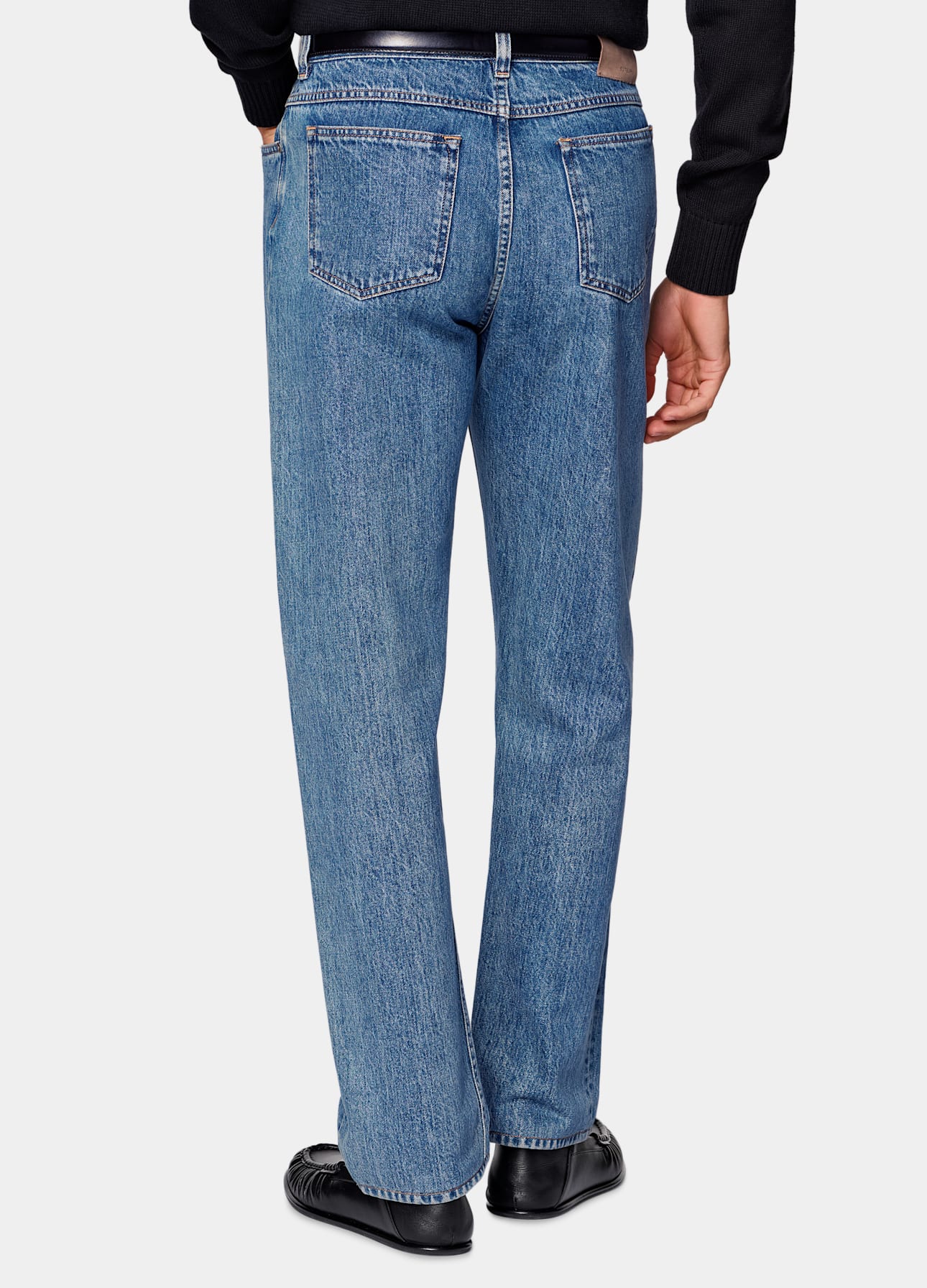 Straight Leg Tapered Jeans