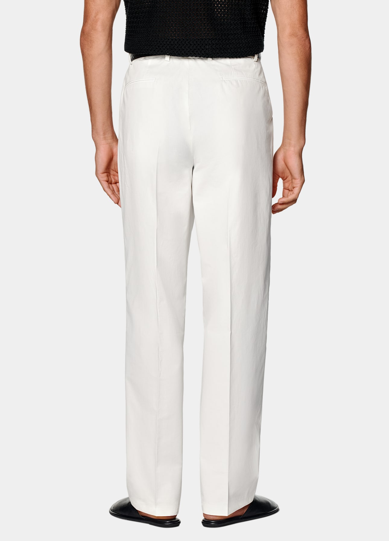 Wide Leg Straight Chinos