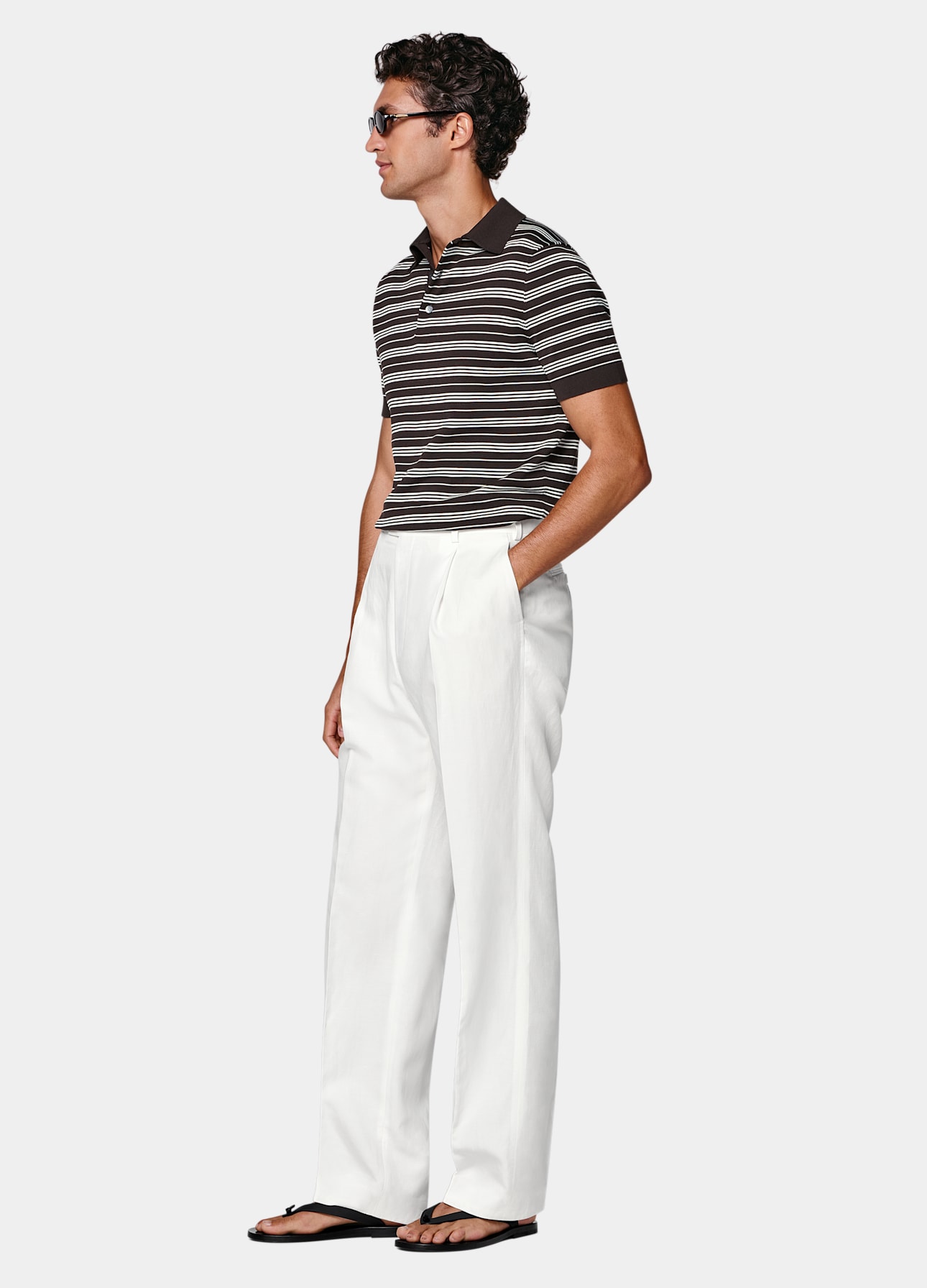 Wide Leg Straight Pants