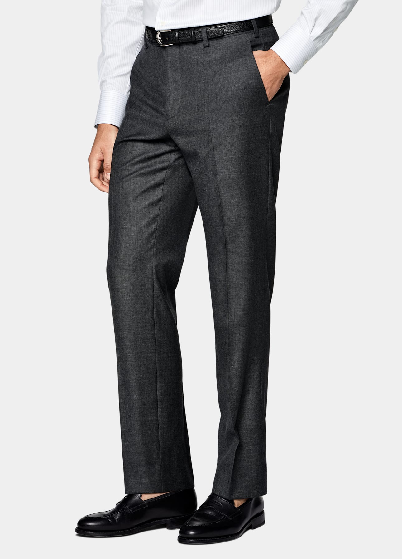 Straight Leg Suit Pants