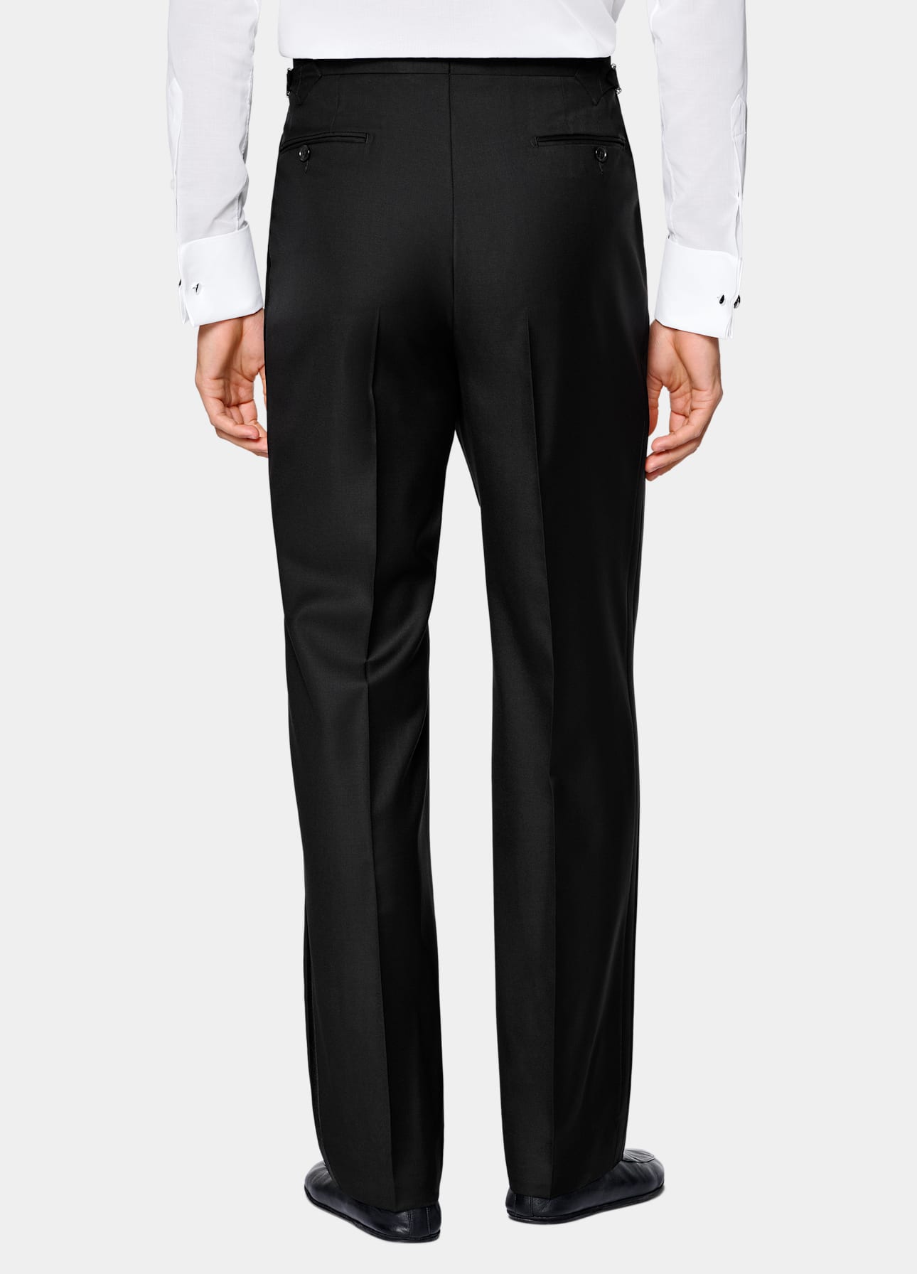 Wide Leg Straight Tuxedo Pants