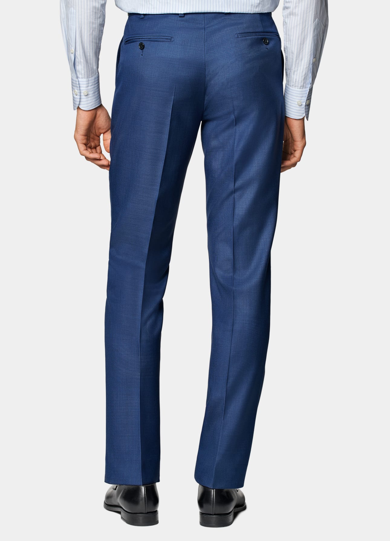 Slim Leg Straight Suit Pants