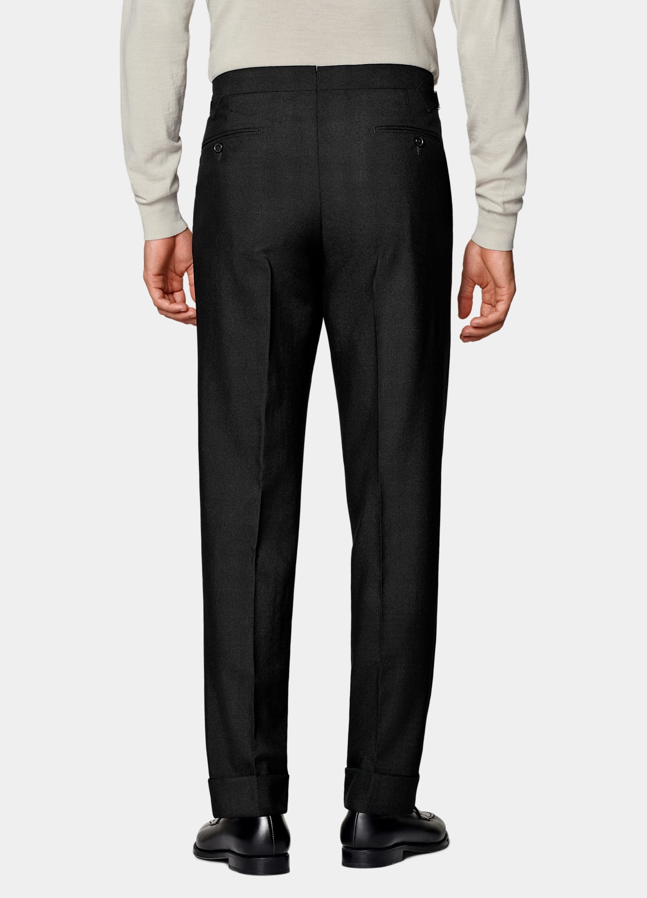 Slim Leg Tapered Suit Pants