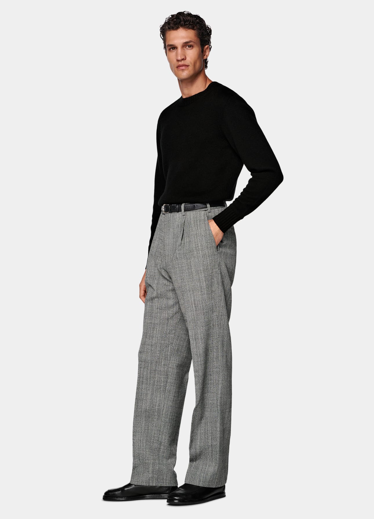 Wide Leg Straight Pants