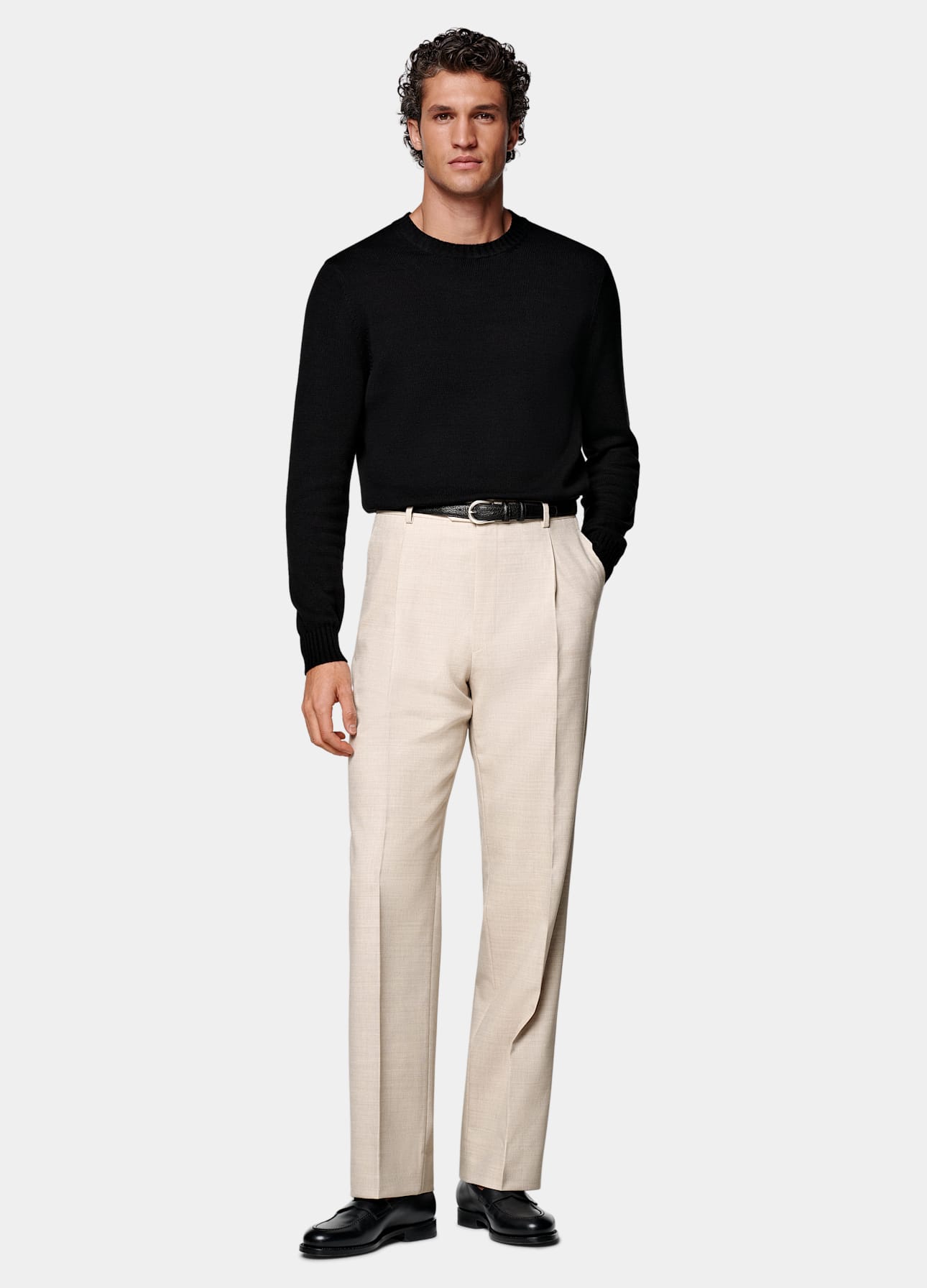 Wide Leg Straight Pants