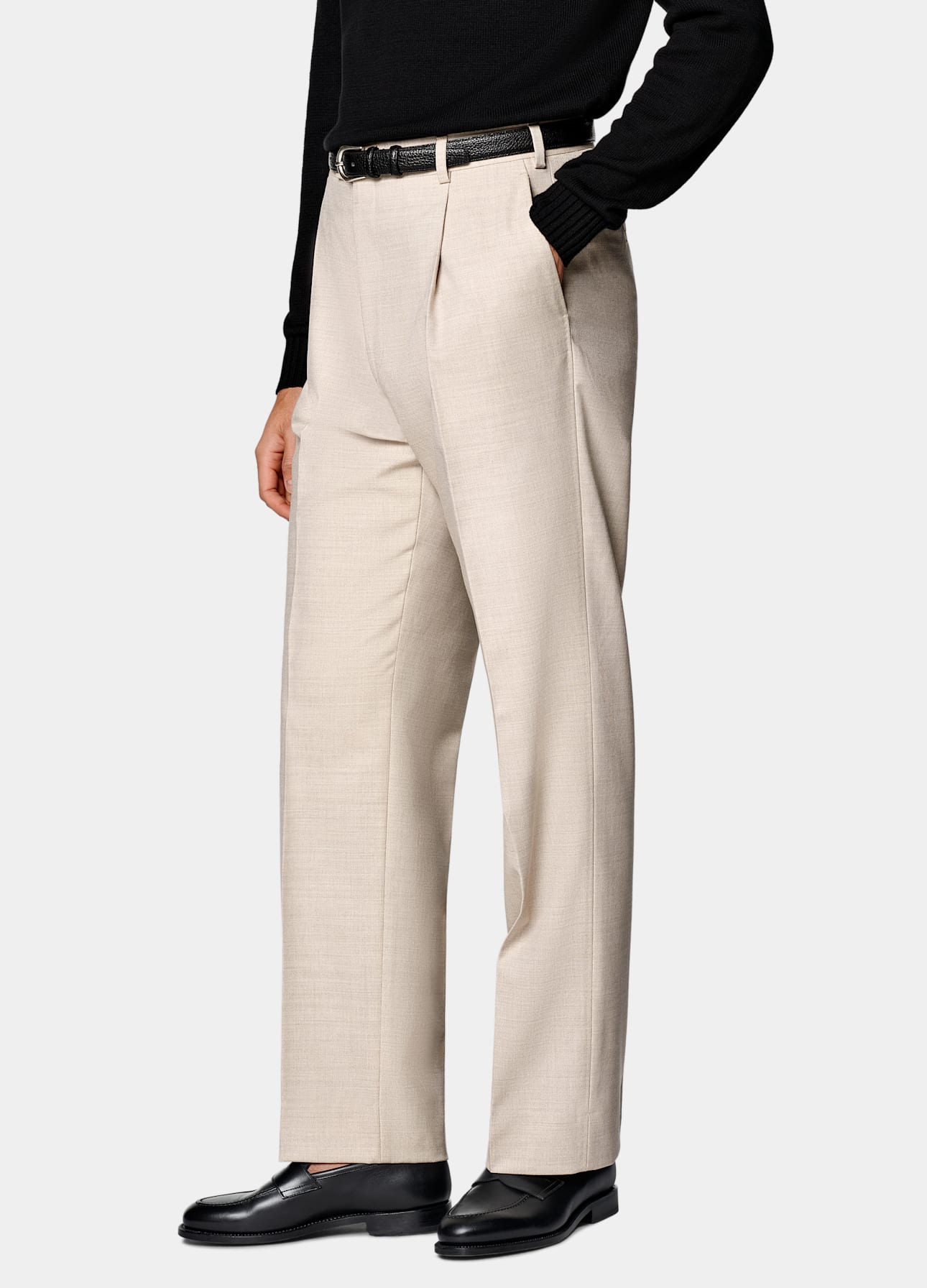 Wide Leg Straight Pants