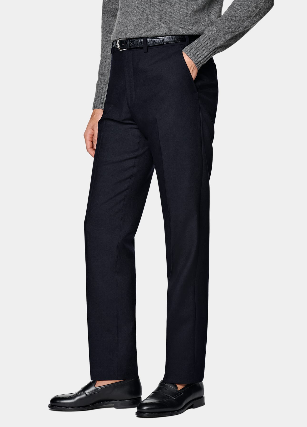 Slim Leg Straight Pants