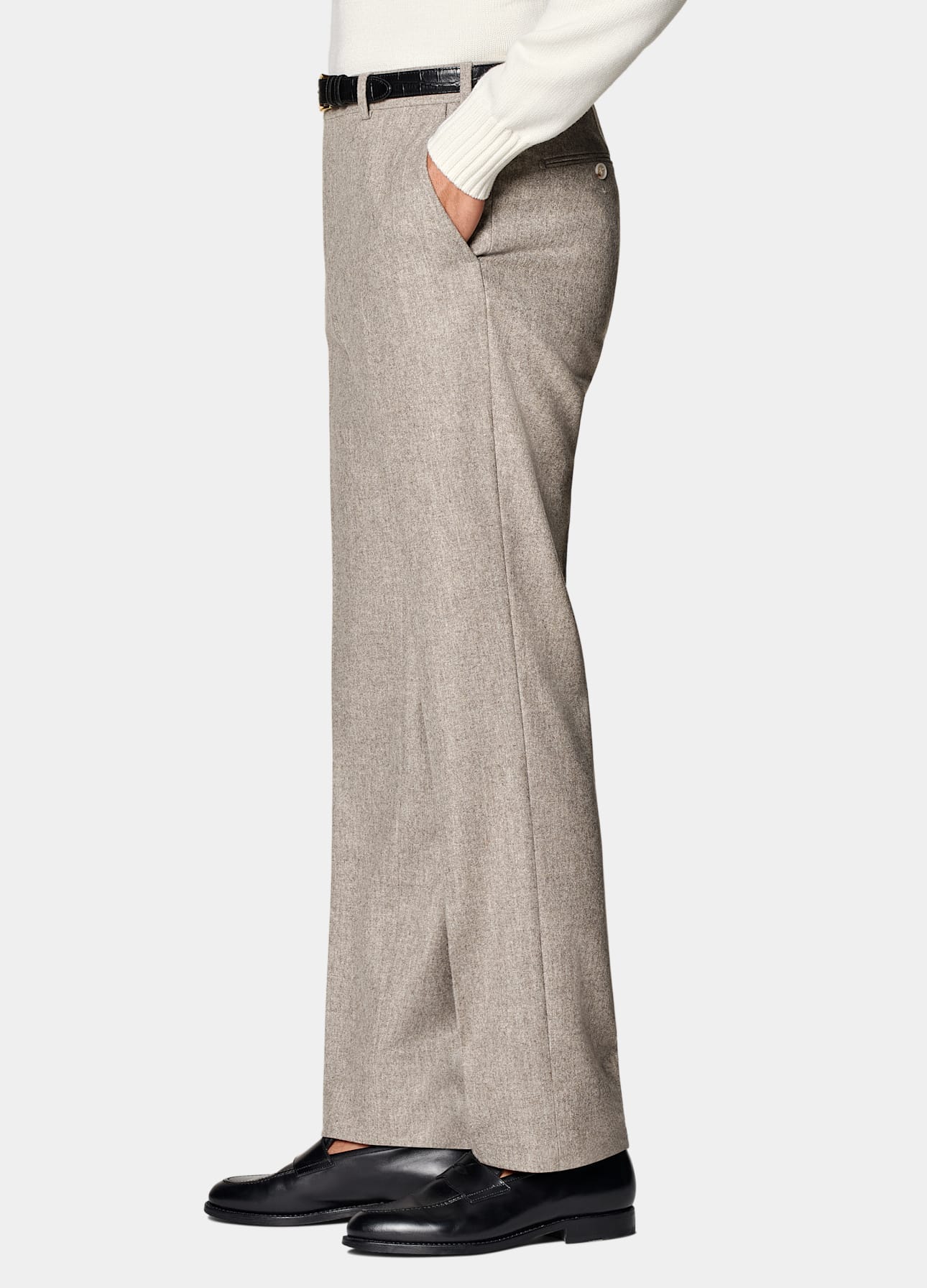 Straight Leg Suit Pants