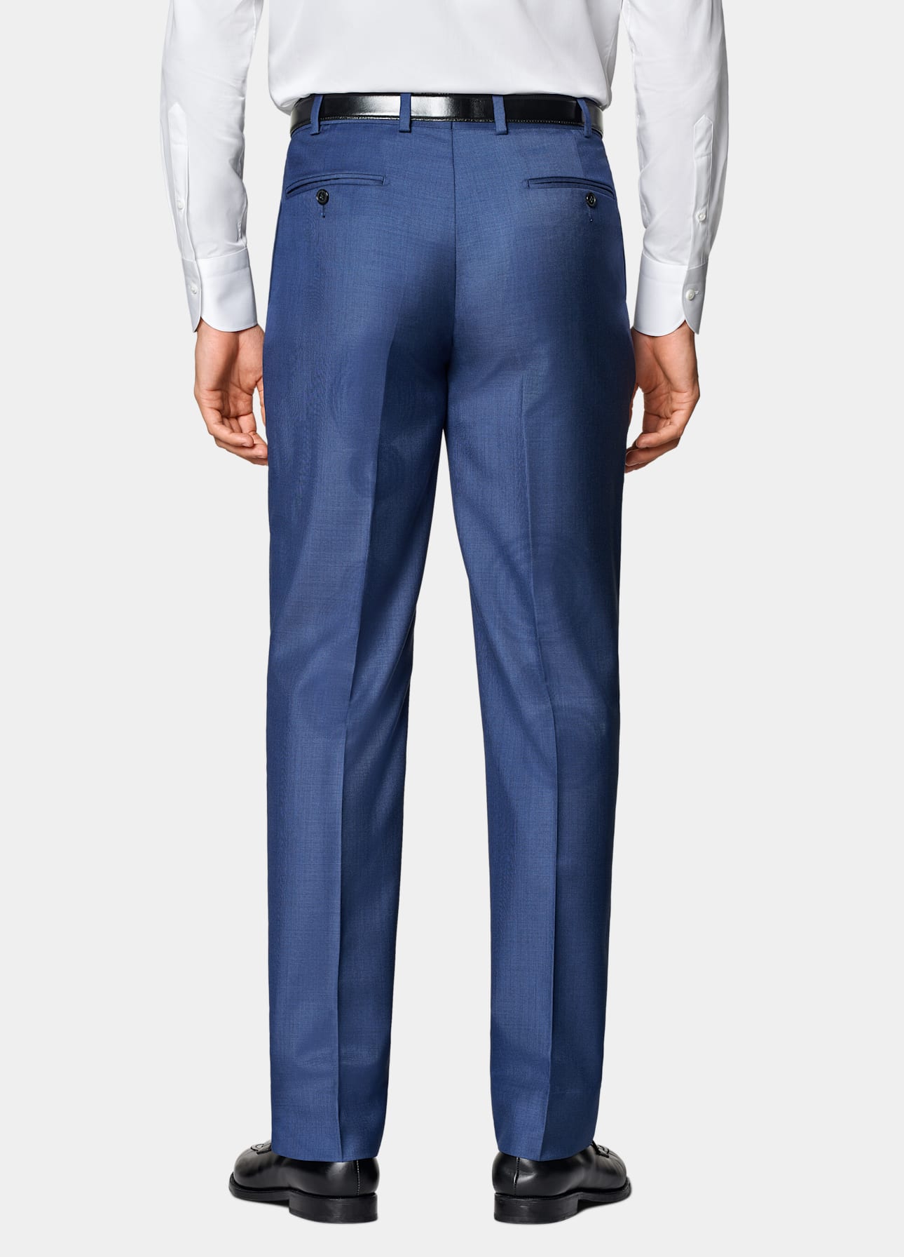 Slim Leg Straight Suit Pants