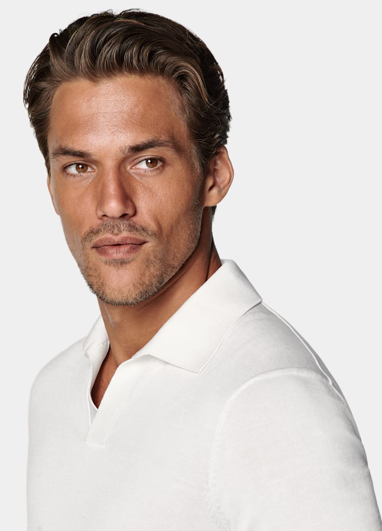 Buttonless Polo