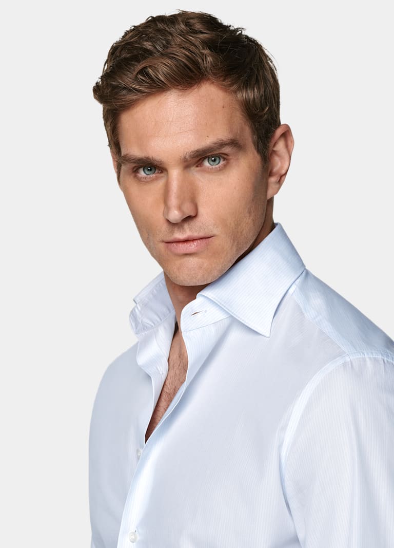 Tailored Fit Widespread Collar Shirt