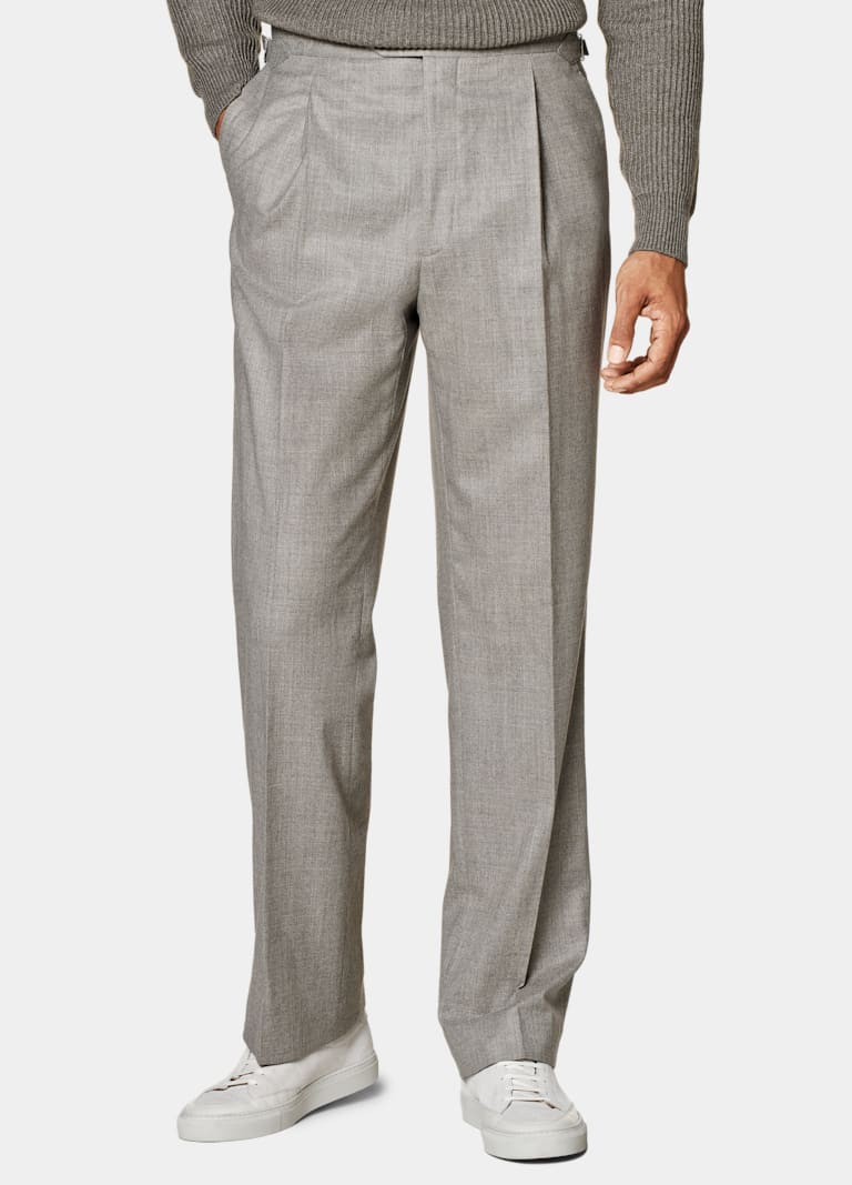 Wide Leg Straight Pants