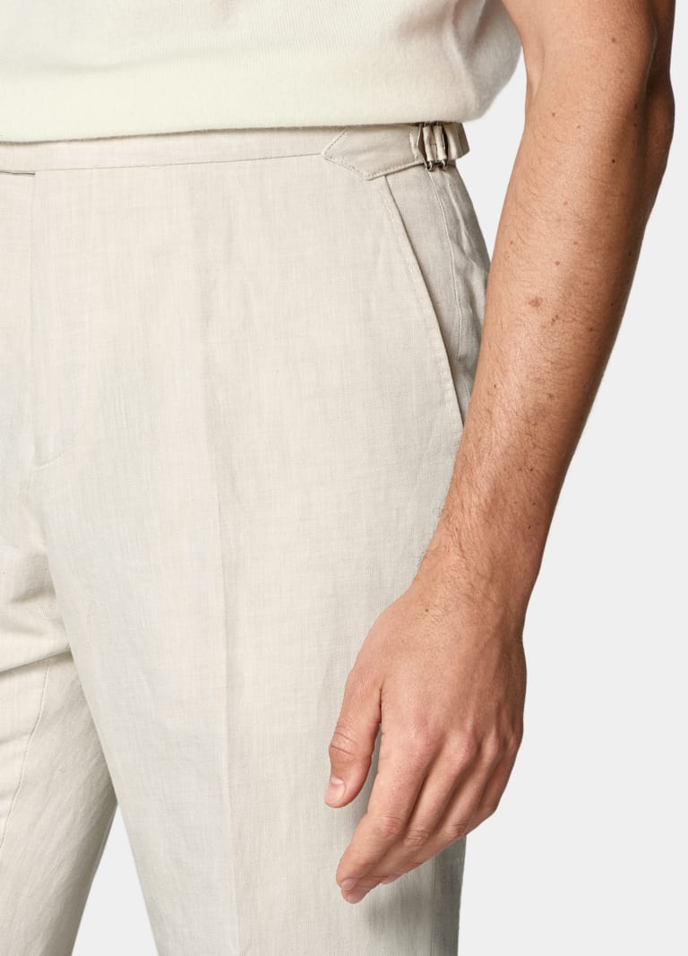 Straight Leg Suit Pants