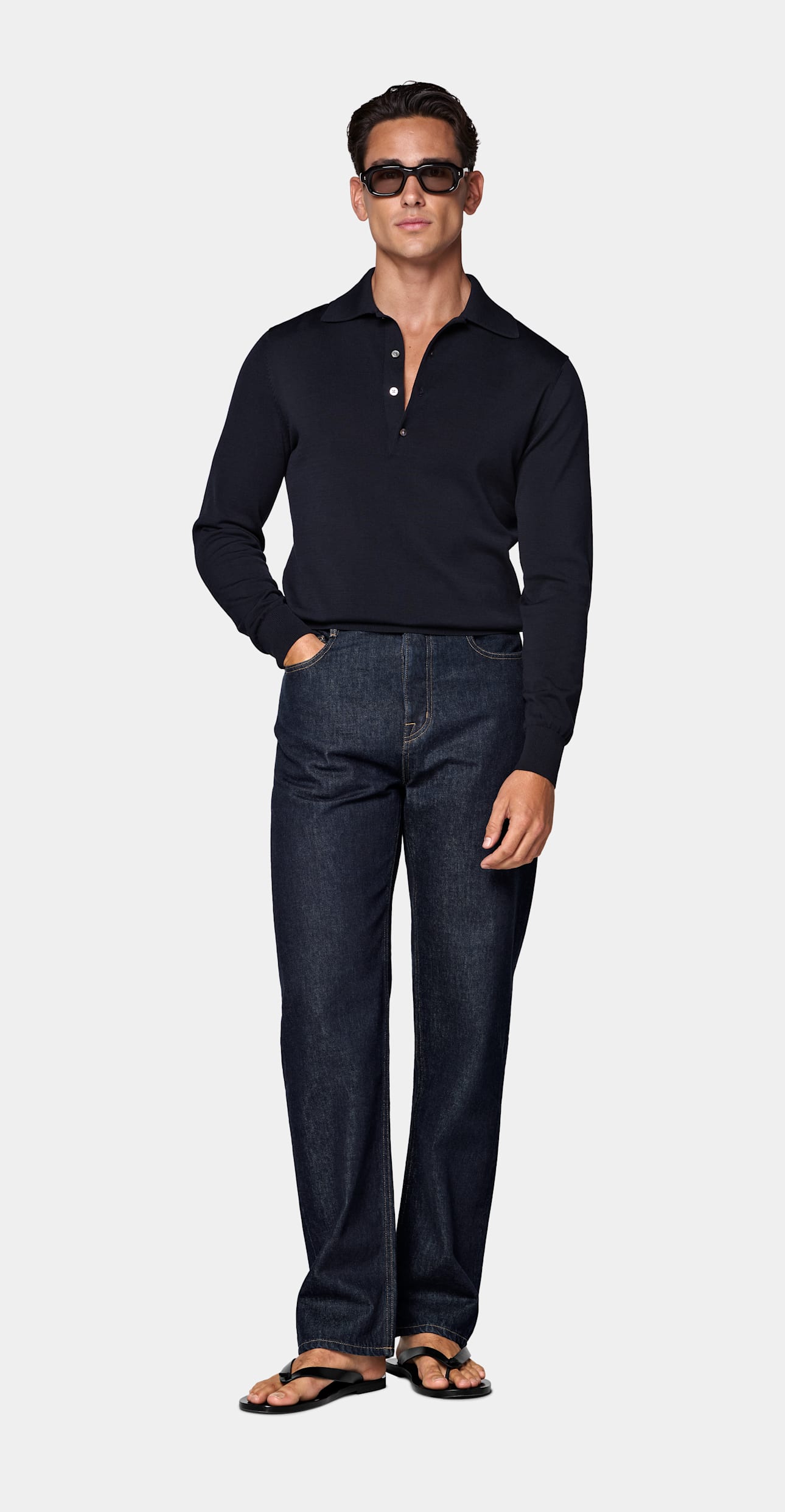 Long Sleeve Polo