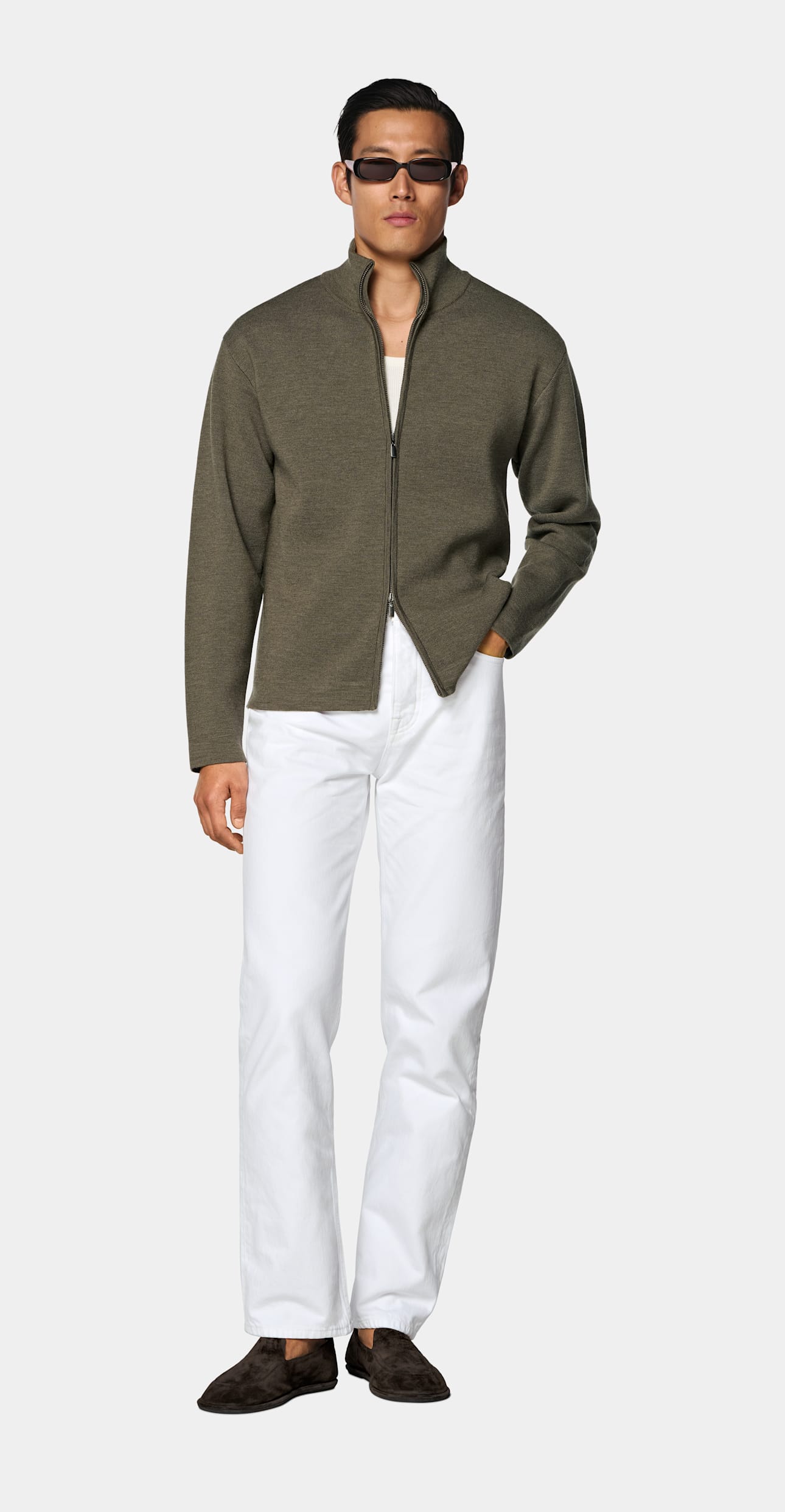 Zipper Cardigan